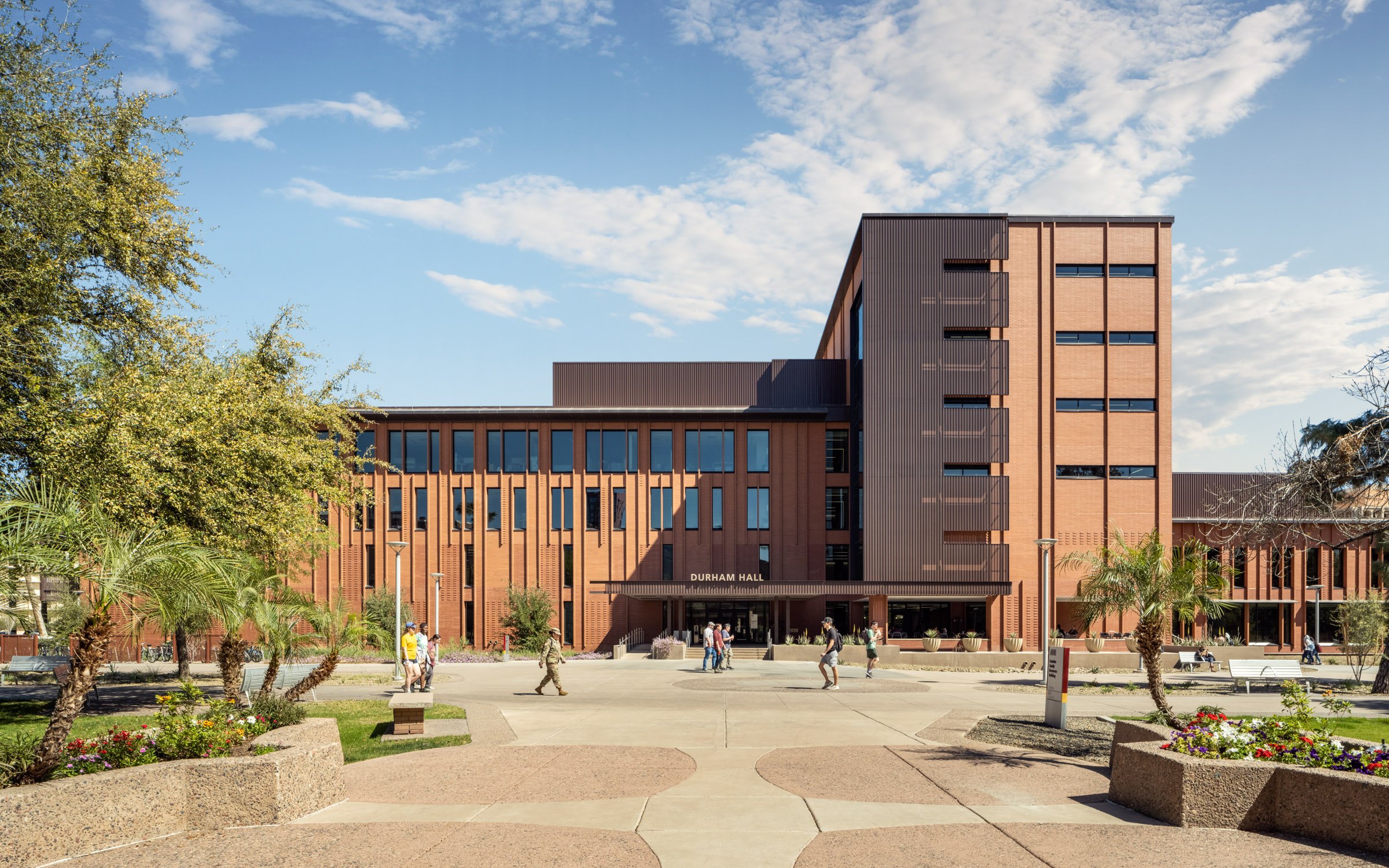 The West Elevation of Durham Hall at Arizona State University