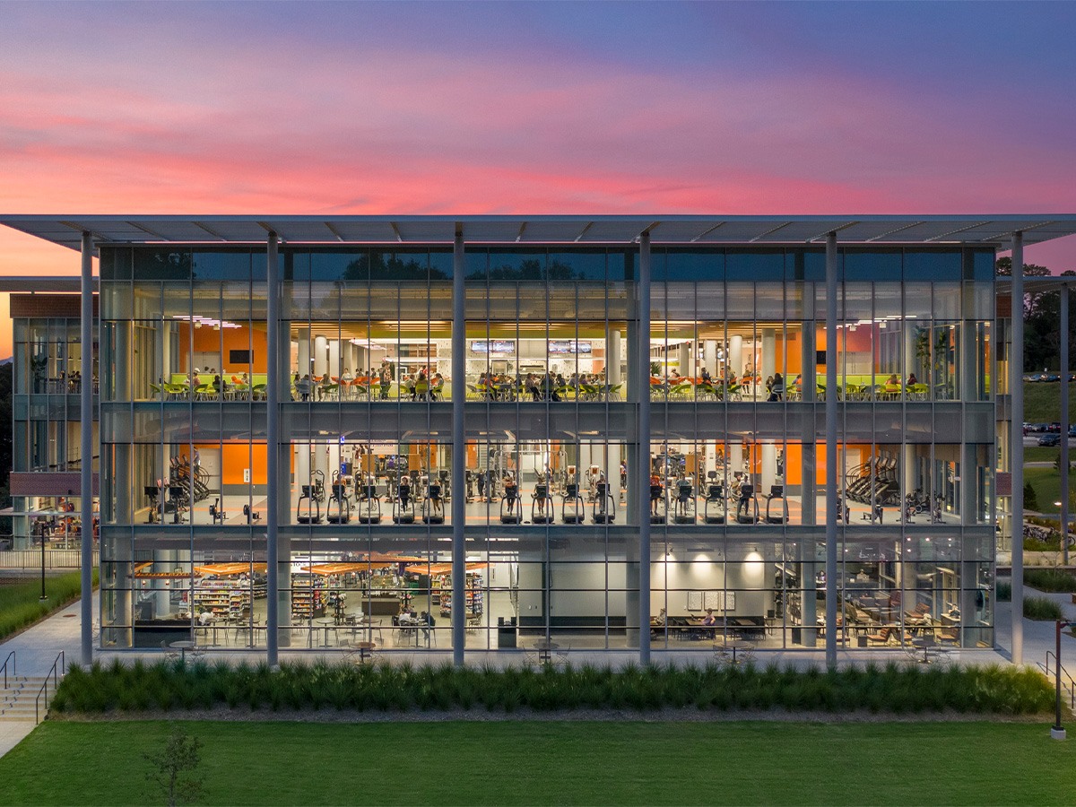 The Hub is situated at the heart of Douthit Hills development, the largest project in Clemson University...