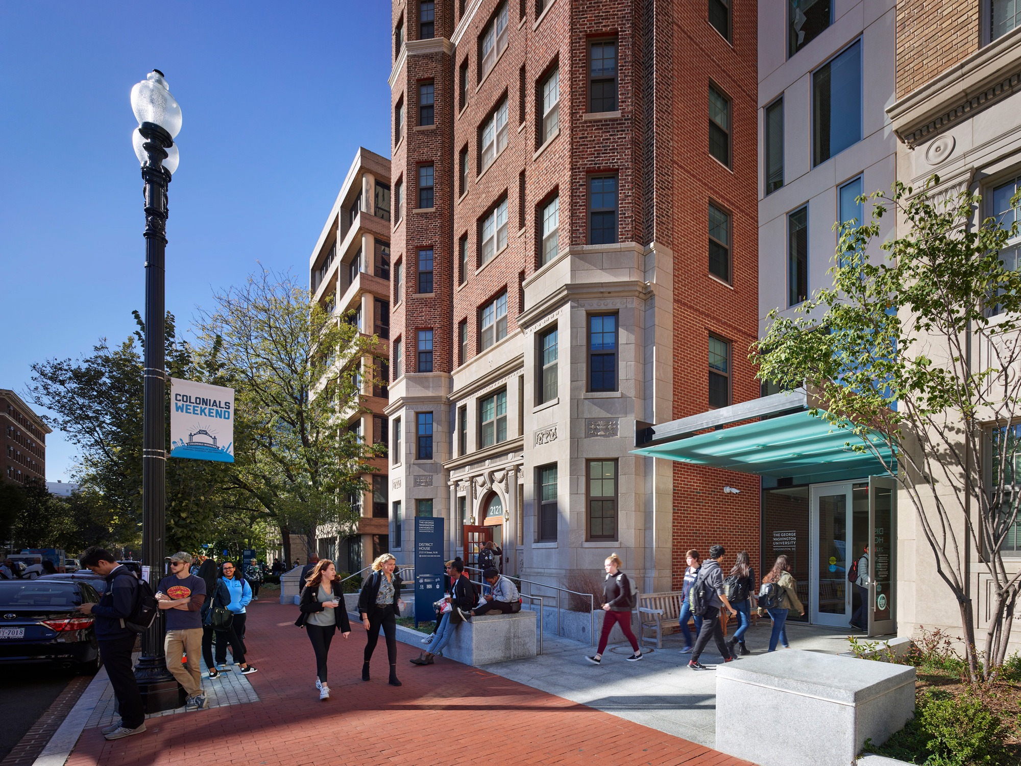Street view of District House at The George Washington University