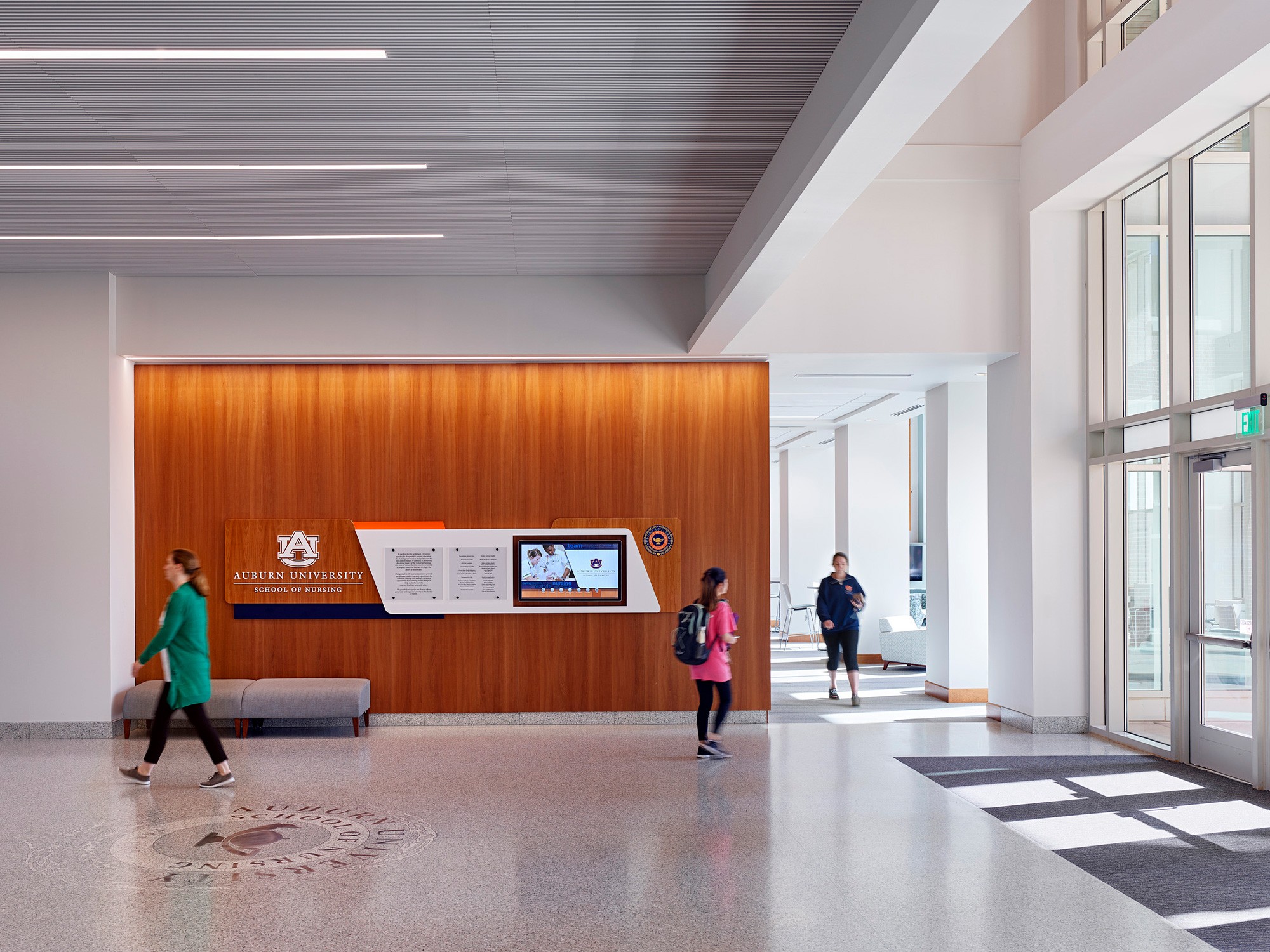 Building entrance lobby