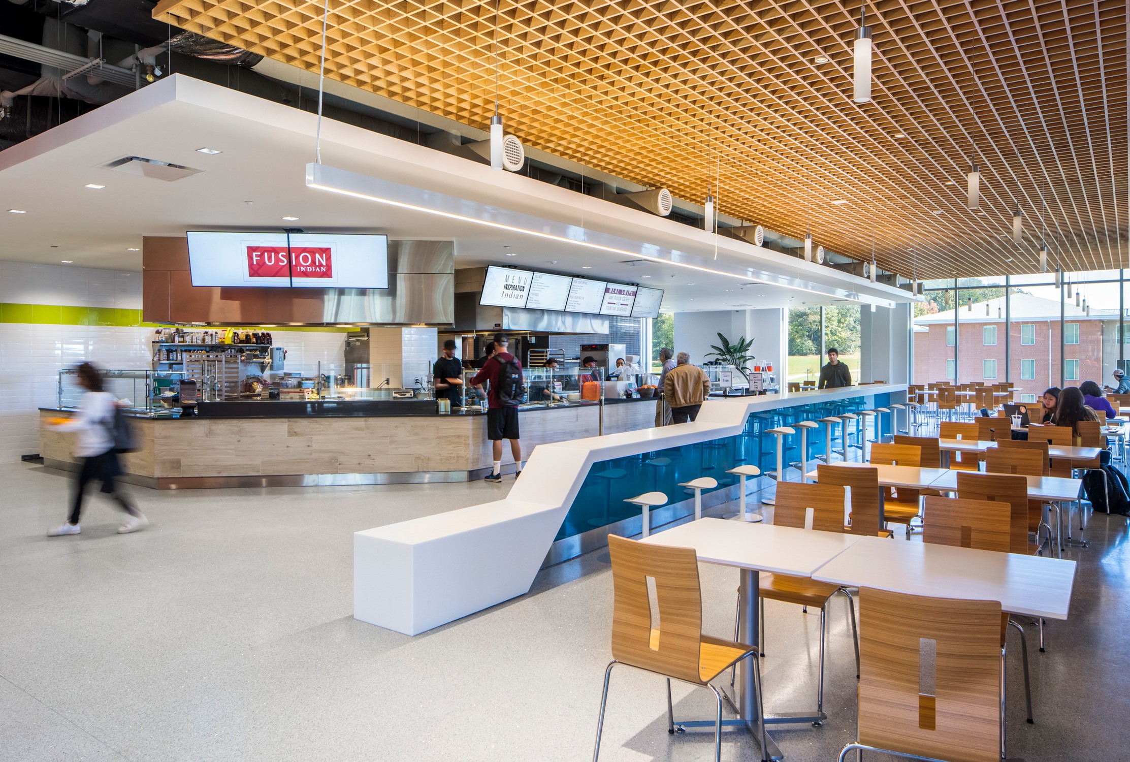 Pizza dining at Clemson University’s The Hub