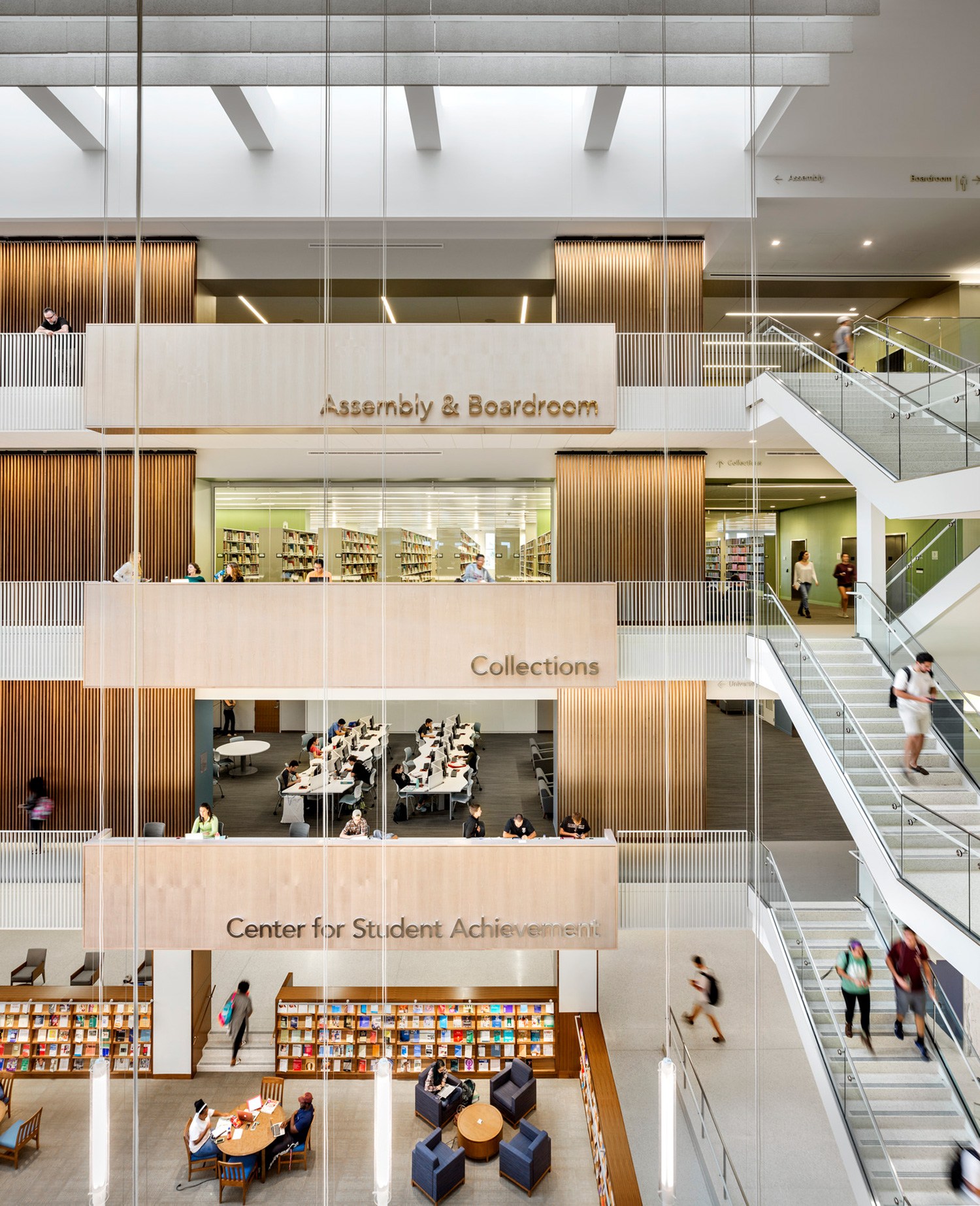 Wayfinding in the Salisbury University Patricia R. Guerrieri Academic Commons