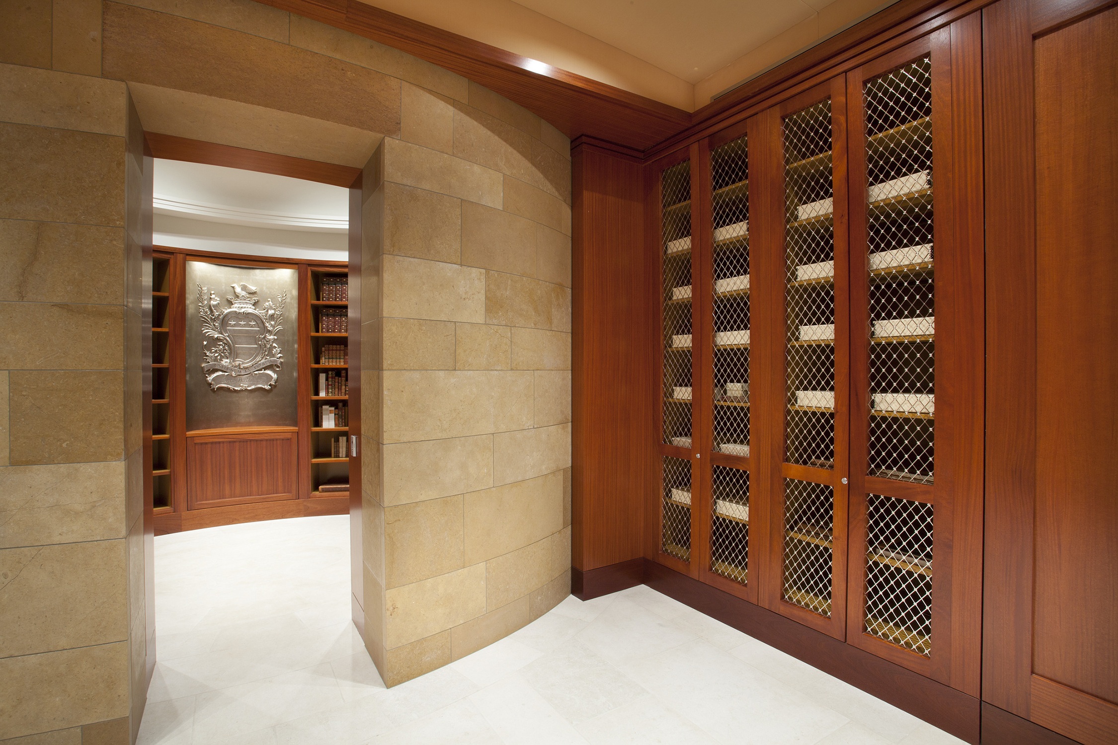 Rare books and manuscripts room at at the National Library for the Study of George Washington
