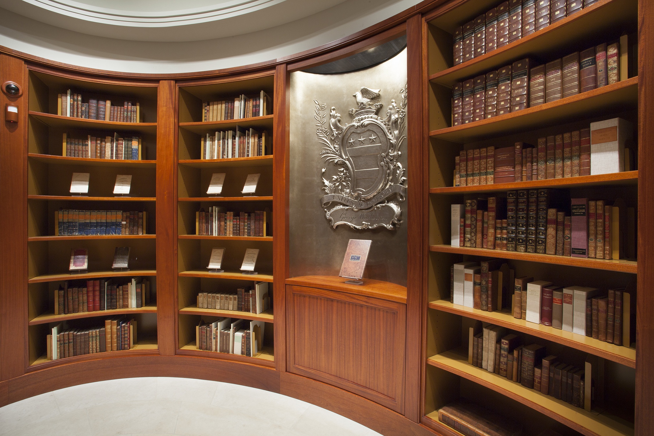 Rare books and manuscripts room at the National Library for the Study of George Washington