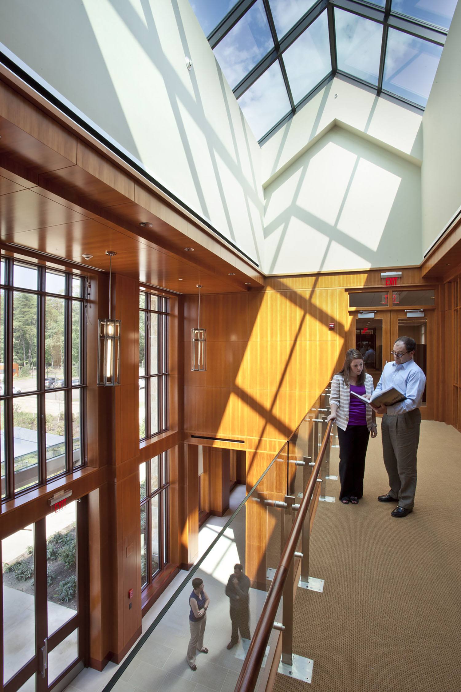 ntrance atrium in the National Library for the Study of George Washington