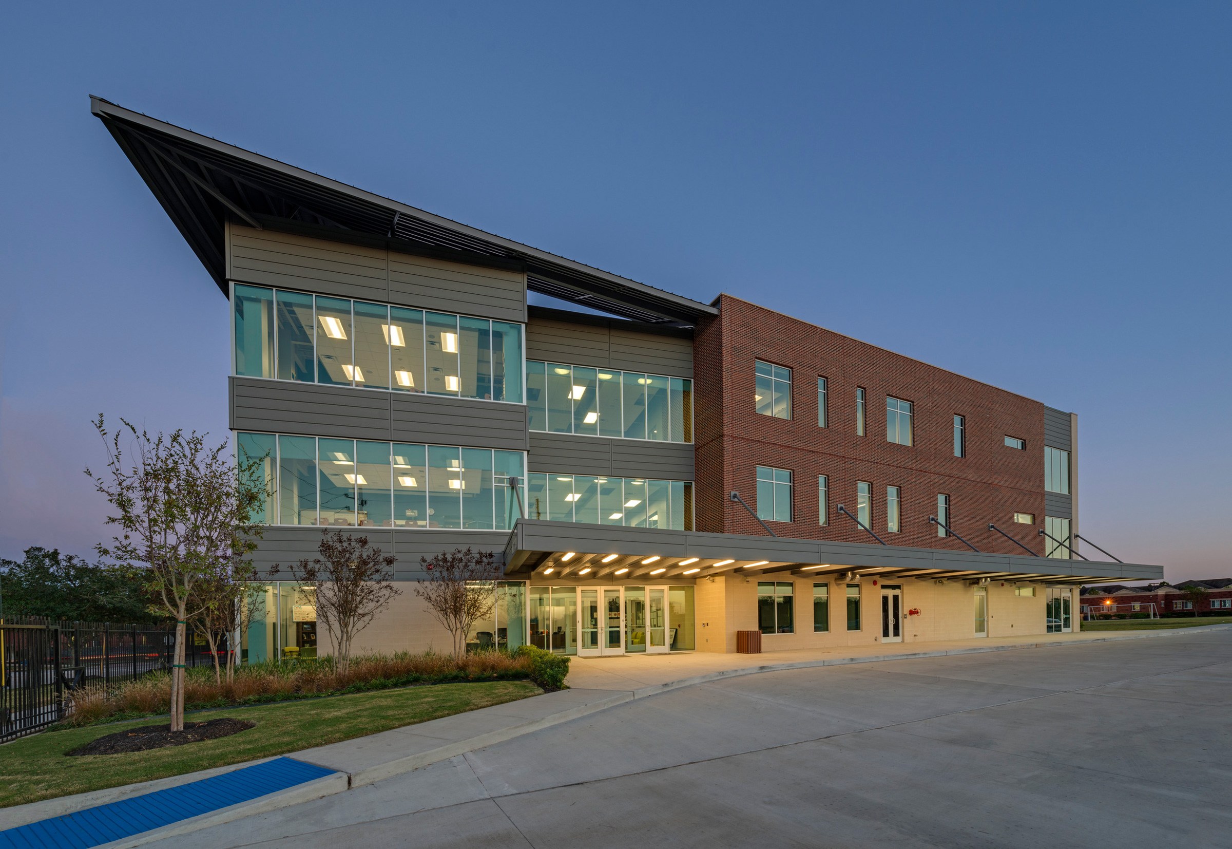 School main entrance at the Village School for Meritas Family of Schools