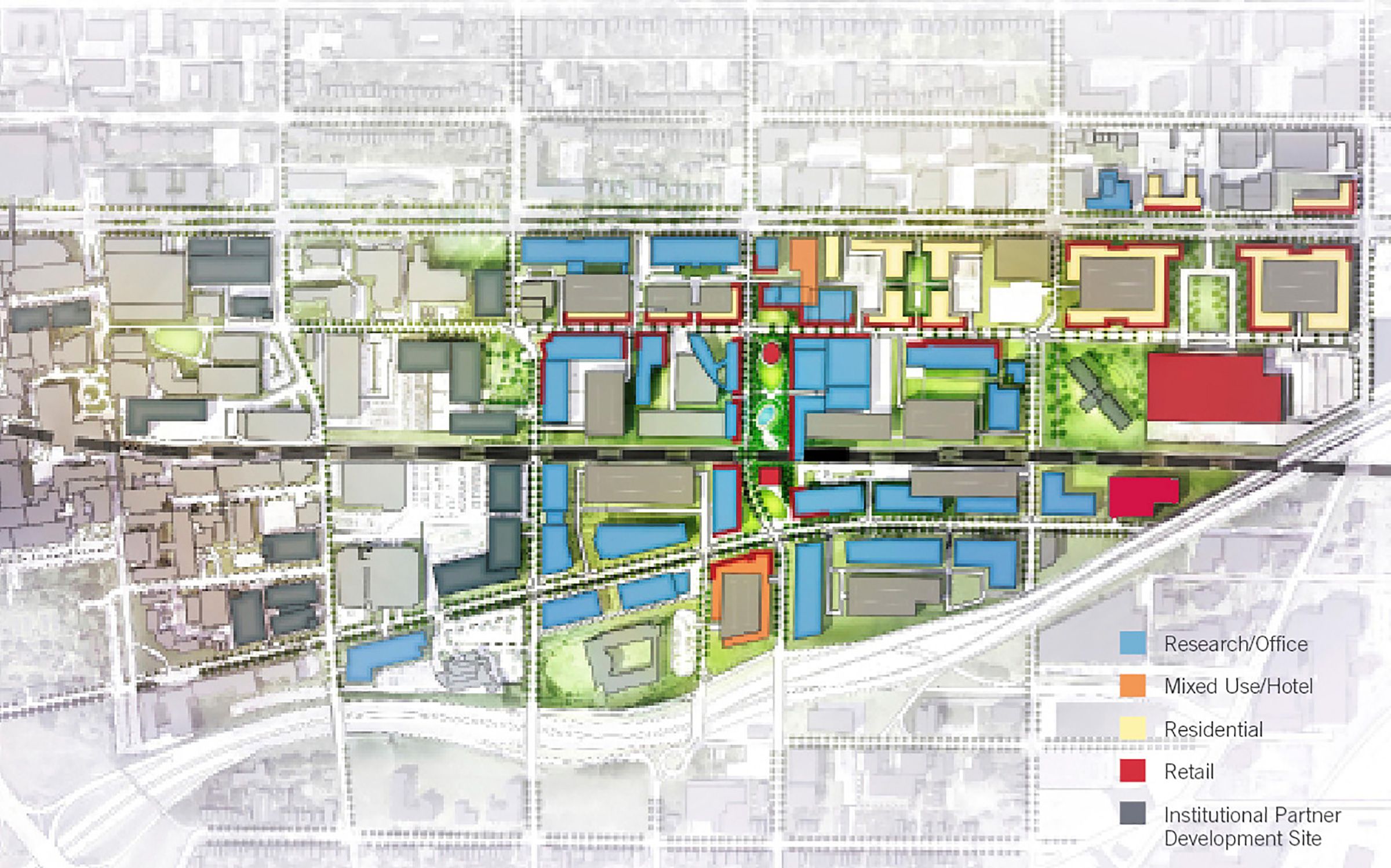 Innovation district master plan for Cortex Innovation Community for Washington University in St....