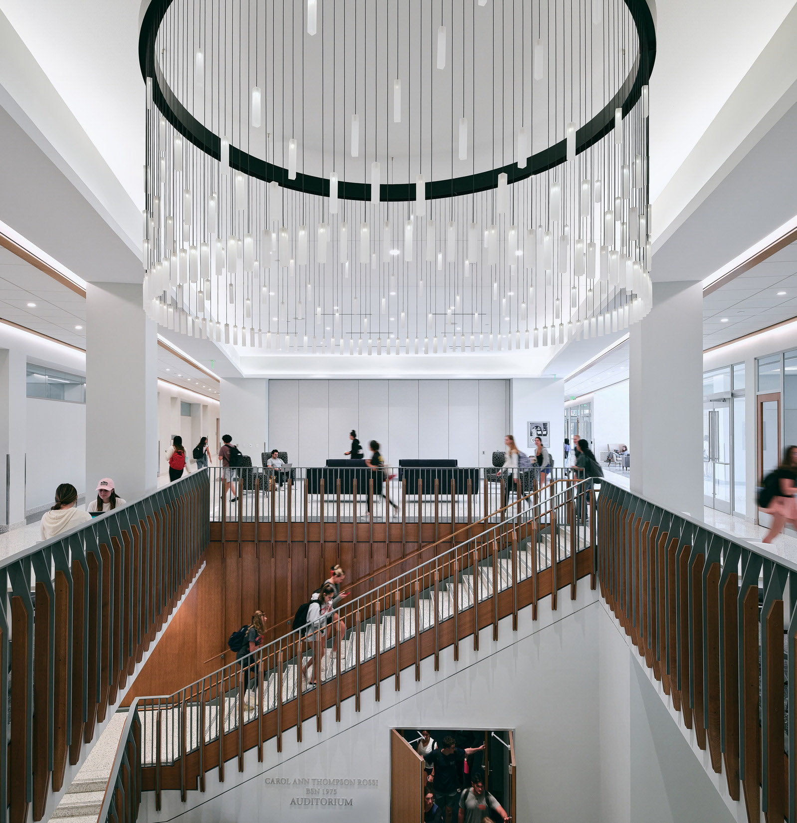 The Catholic University of America Conway School of Nursing stairwell
