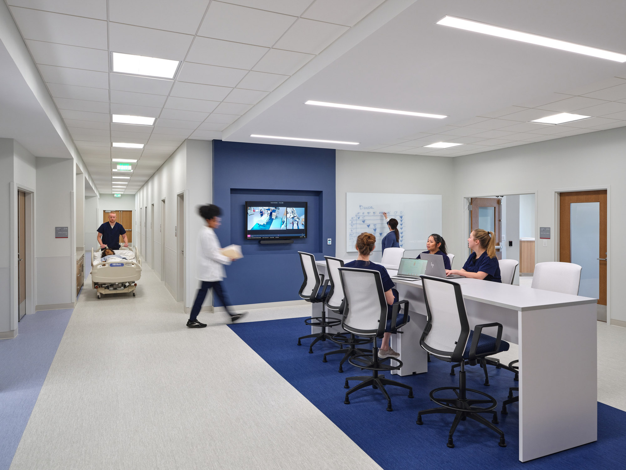 A conference room within The Catholic University of America Conway School of Nursing
