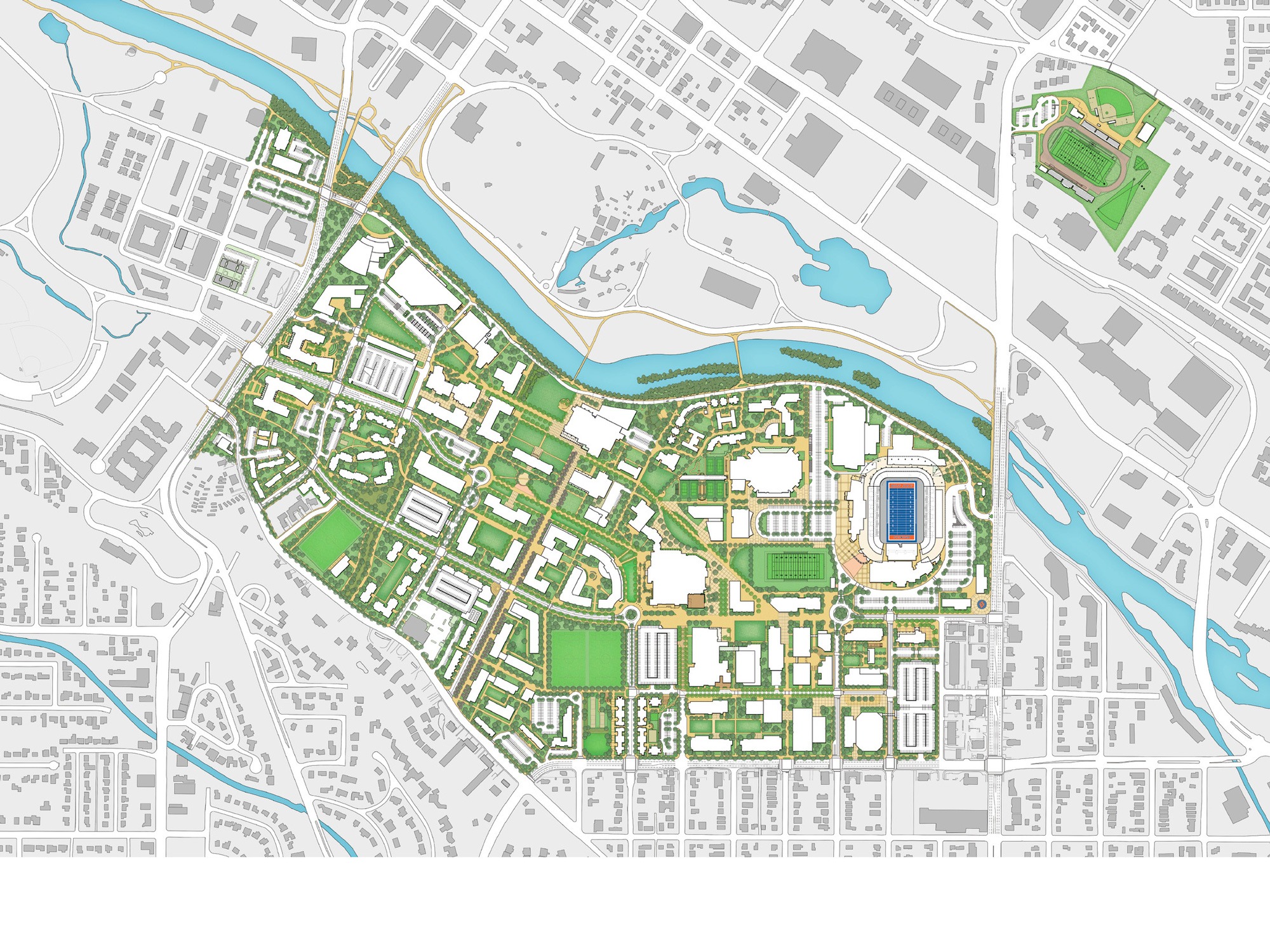 Boise State University — Campus Master Plan Update — Ayers Saint Gross