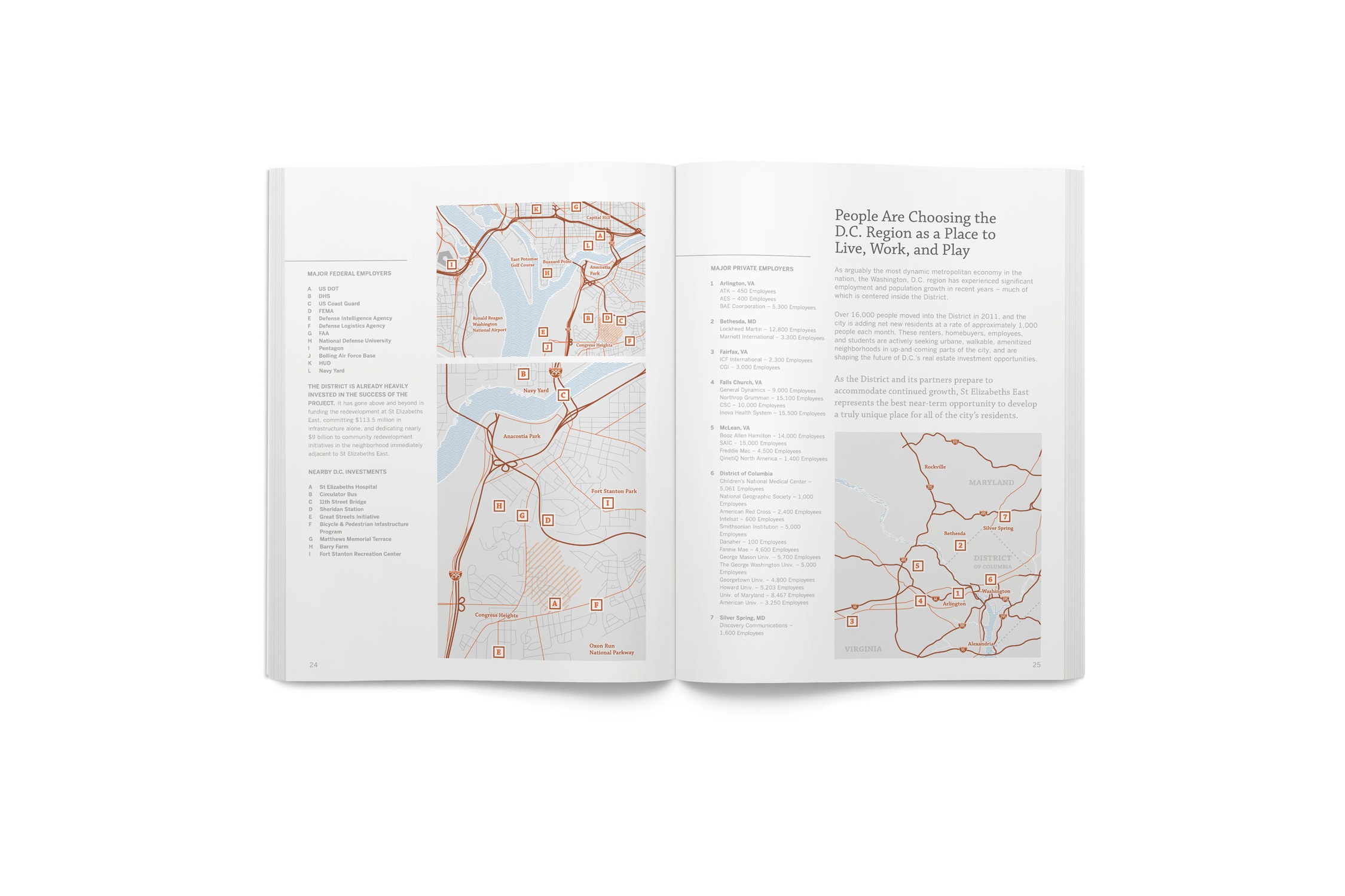 Inside page of the branded viewbook