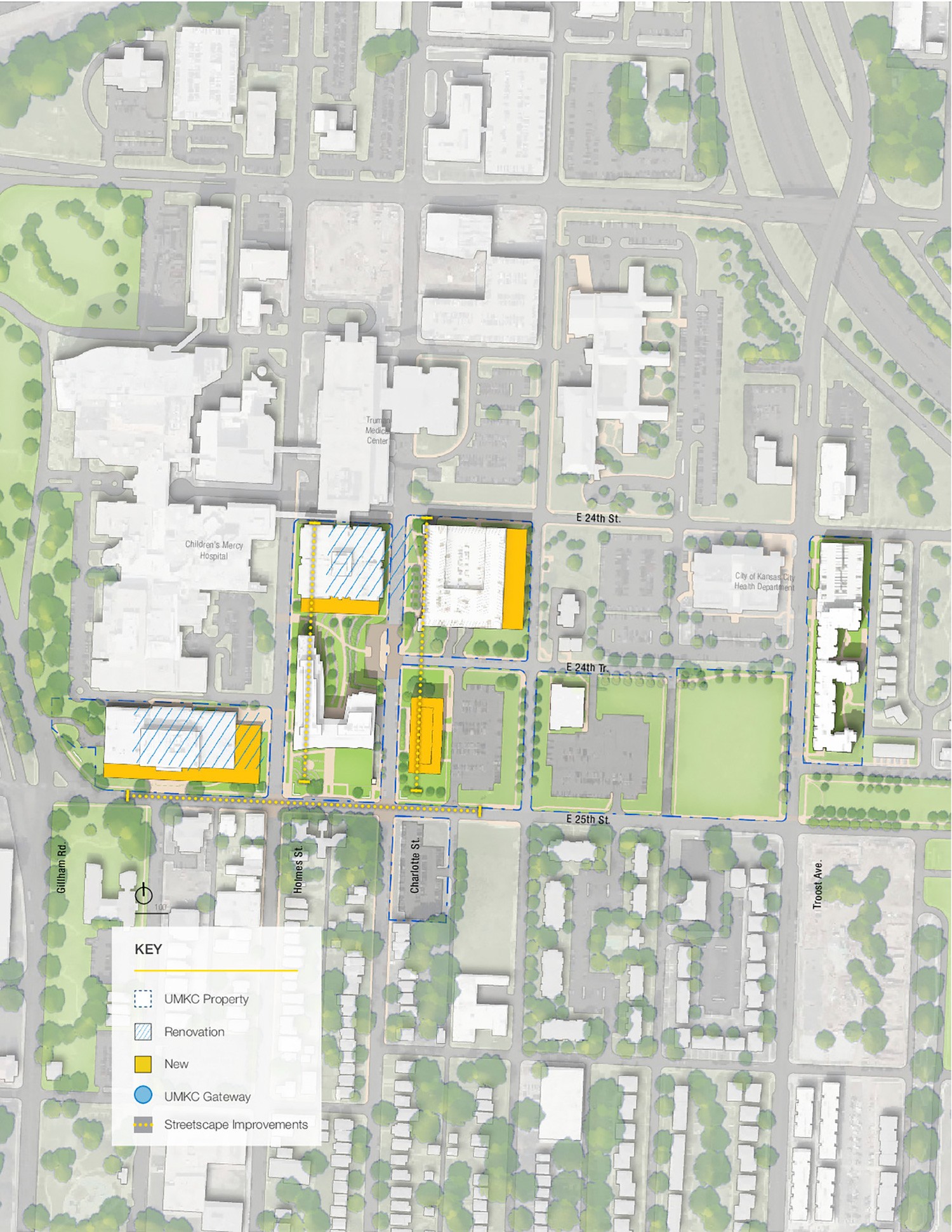 University of Missouri-Kansas City 2021 Master Plan Health Sciences Campus Near-Term Initiatives