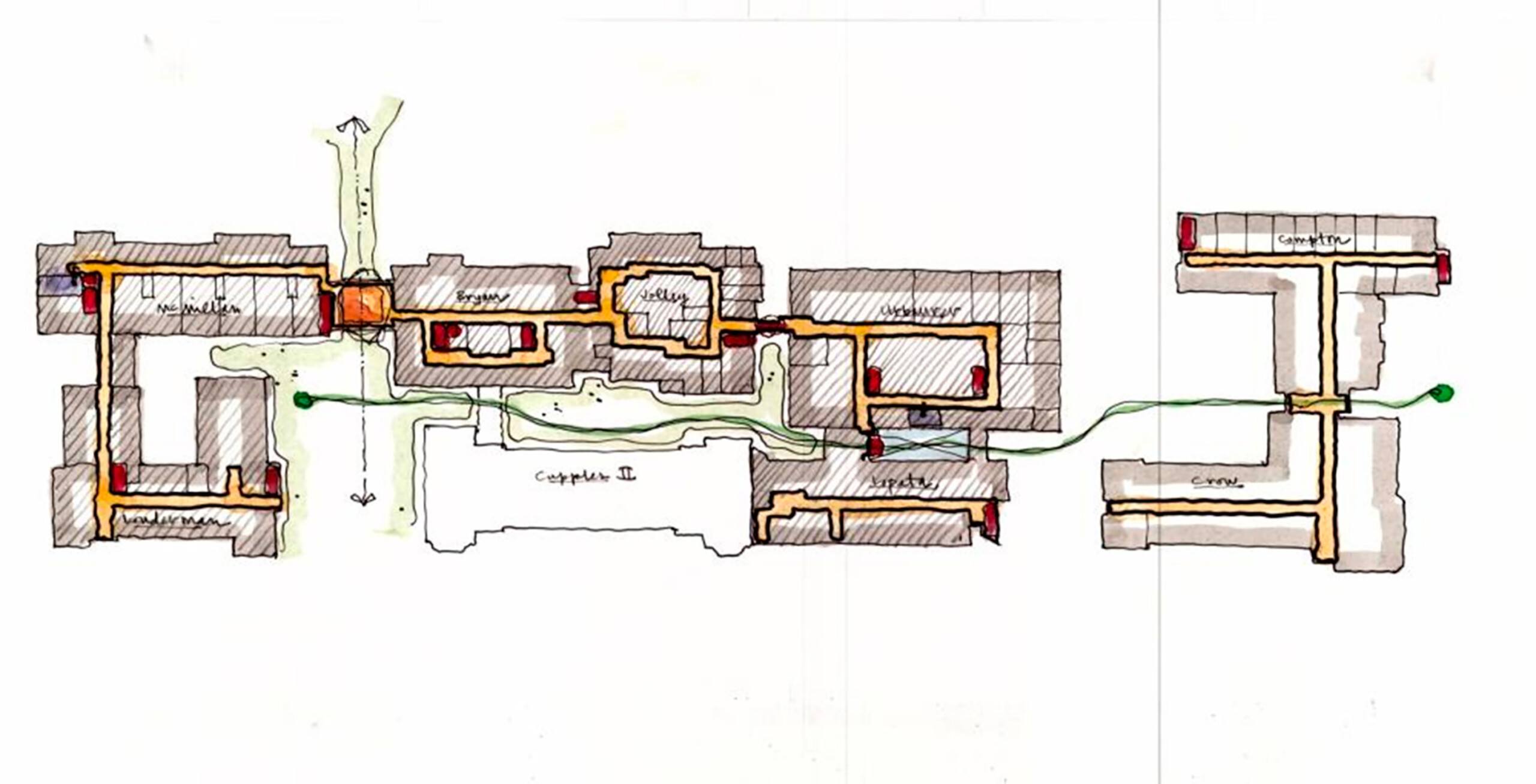 Washington University in St. Louis’s Integrated Science Initiative Circulation Concept