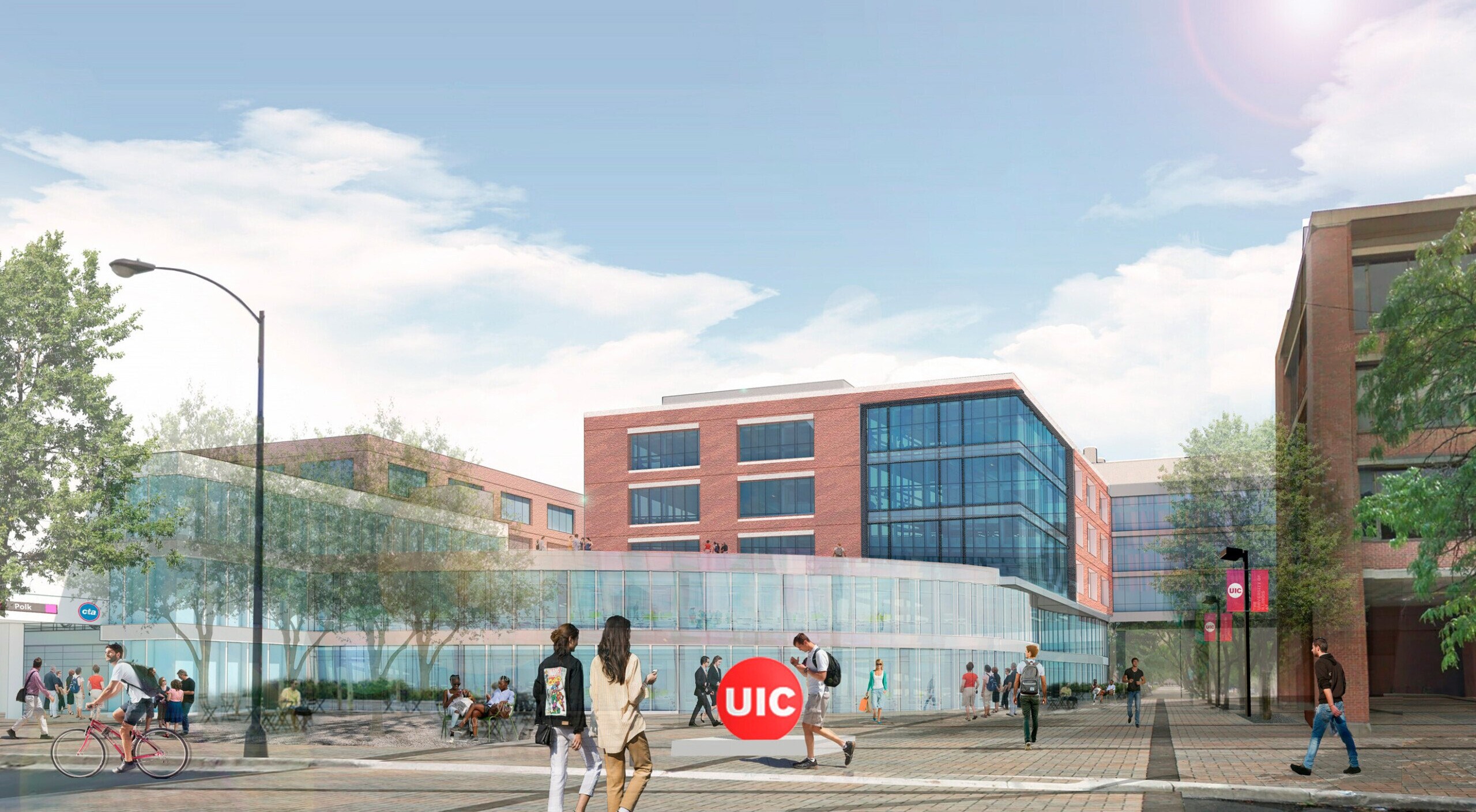 University of Illinois at Chicago Campus Master Plan Update Illustrative Rendering of Innovation...
