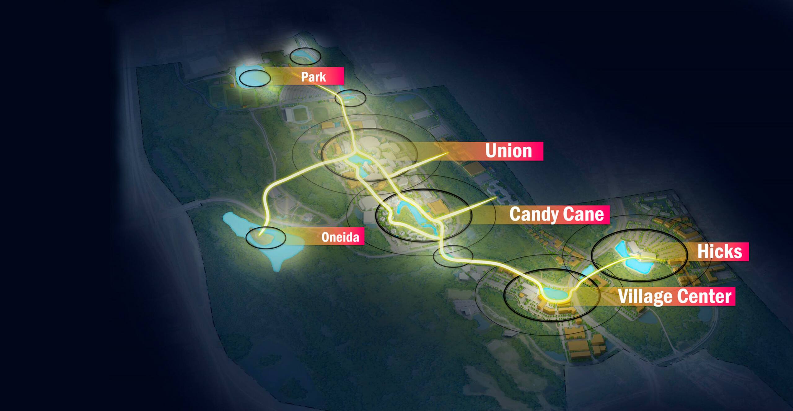 University of North Florida Campus Master Plan Illustrative Rendering of UNF’s Major Lakes