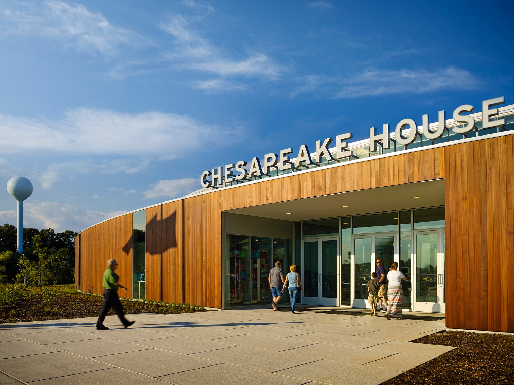 Exterior signage at travel plaza during the day