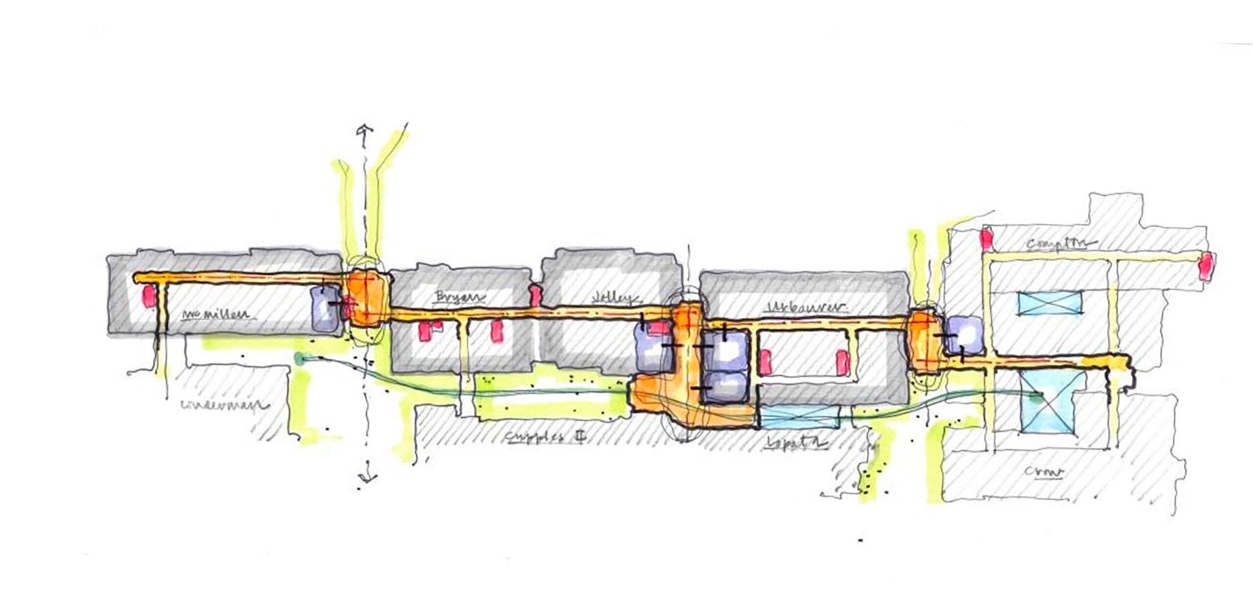 Washington University in St. Louis’s Integrated Science Initiative Community Space Concept