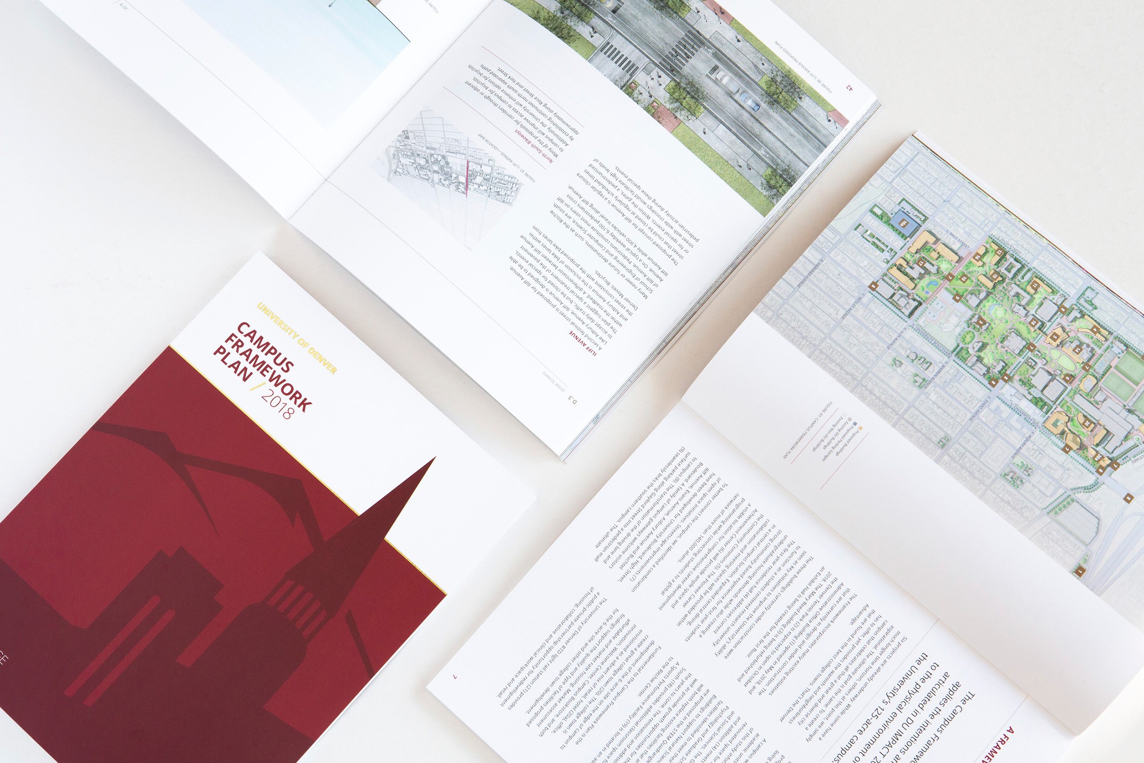 University of Denver Campus Framework Plan Printed Book