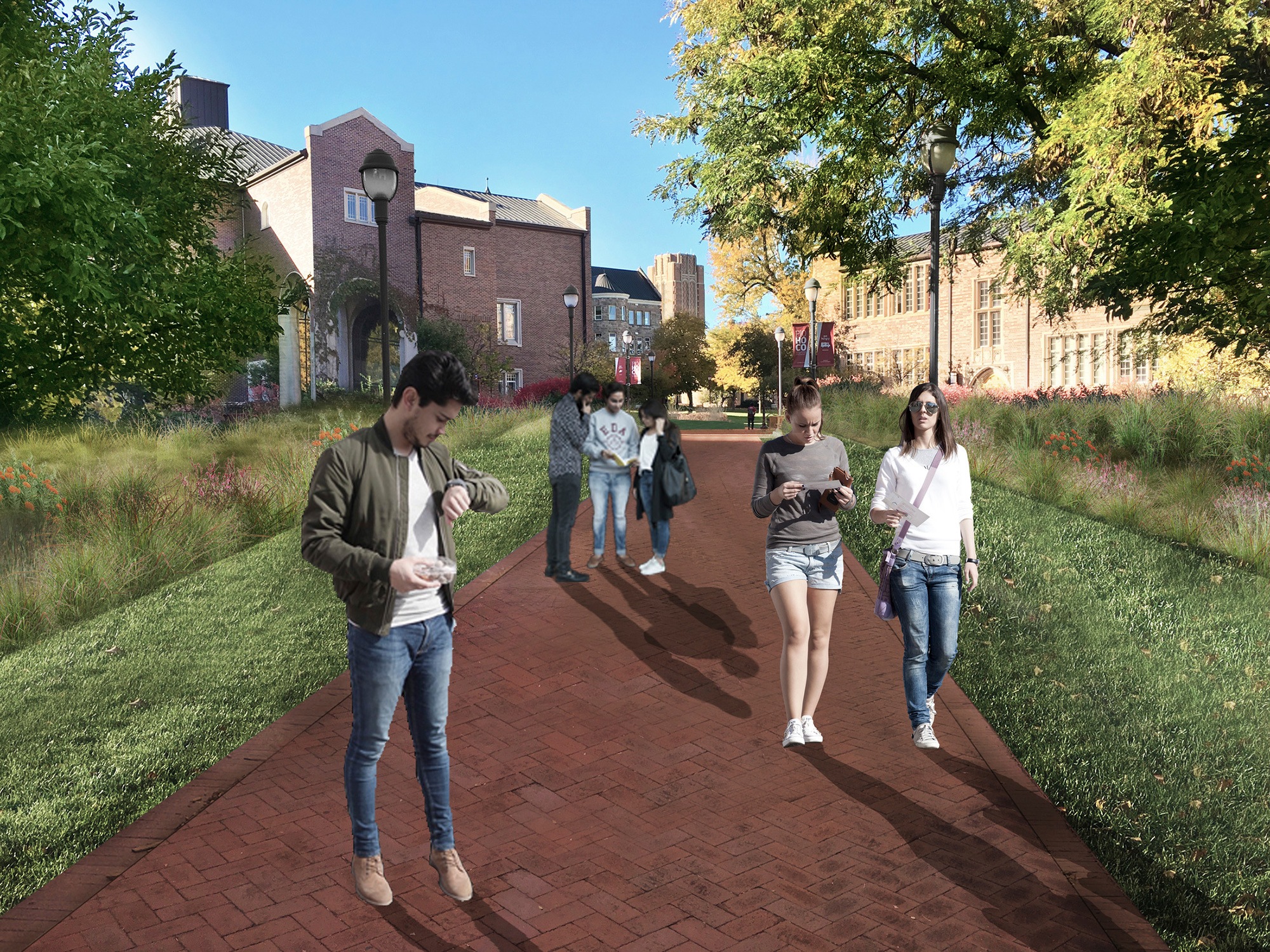 University of Denver Campus Framework Plan Proposed Pedestrian Gateway