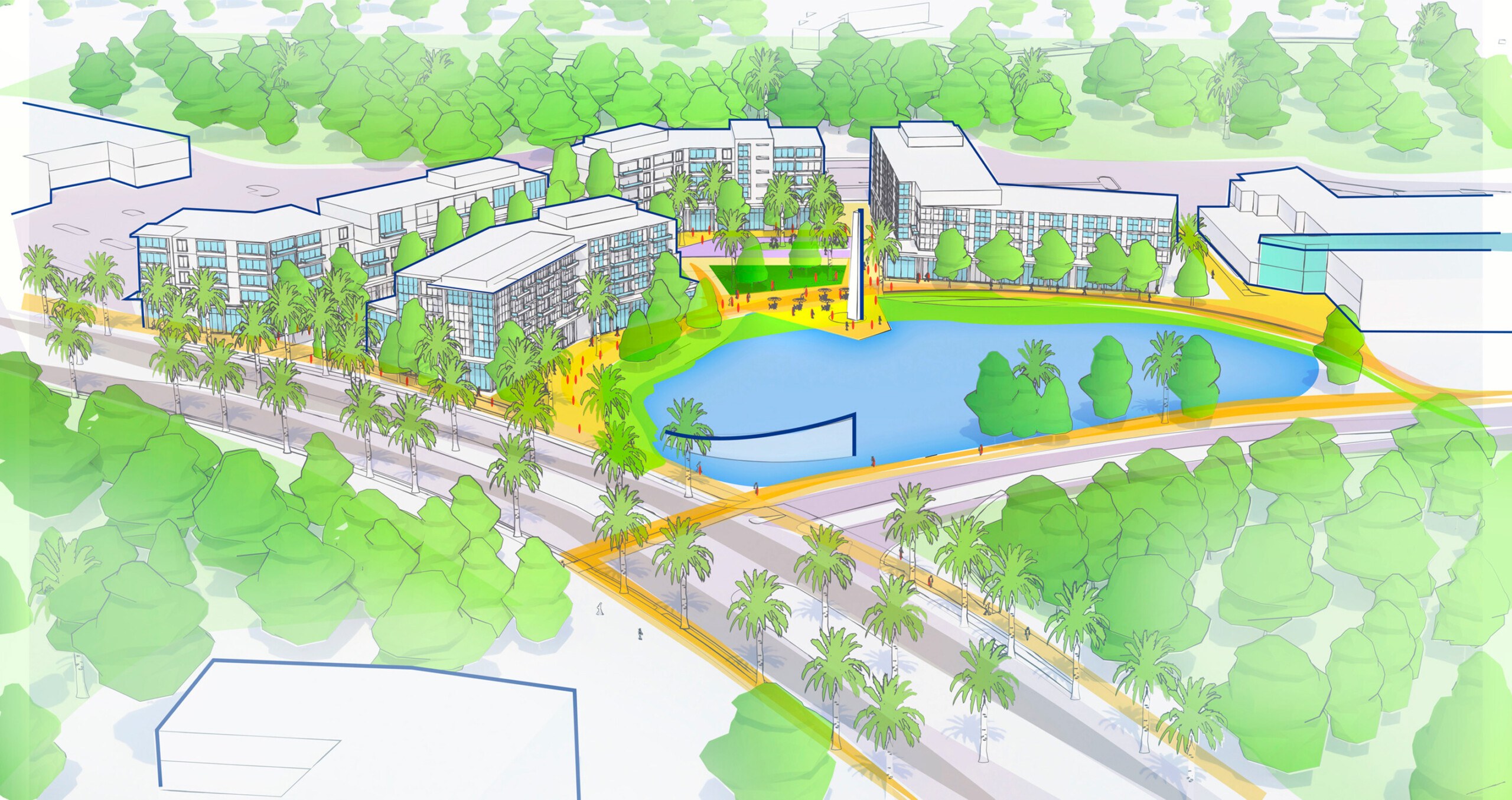 University of North Florida Campus Master Plan Proposed Town Center