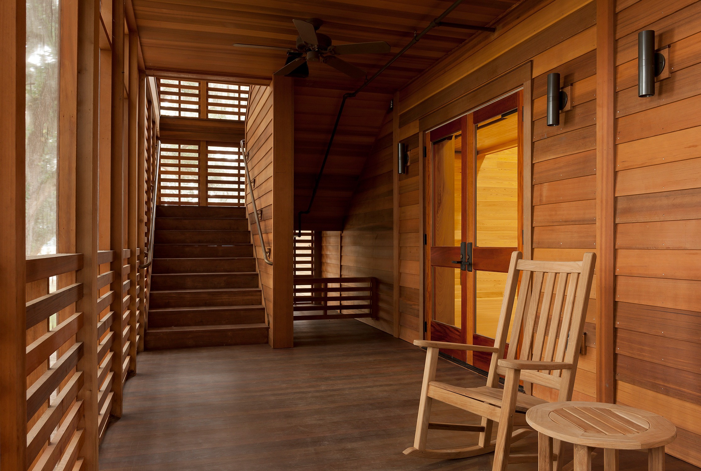 View from porch at Stono Barn at College of Charleston