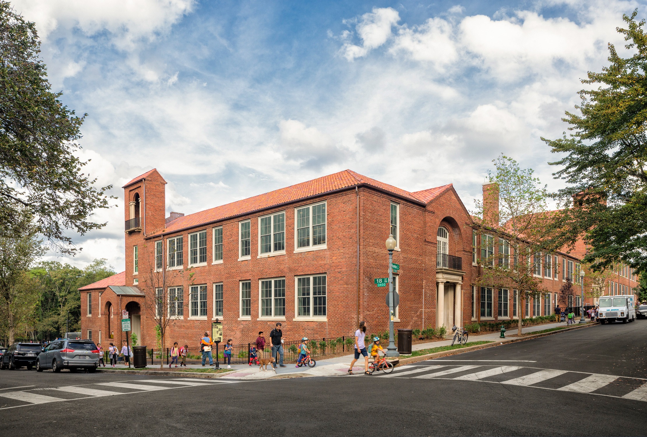 Historic buildings restored at Bancroft Elementary School