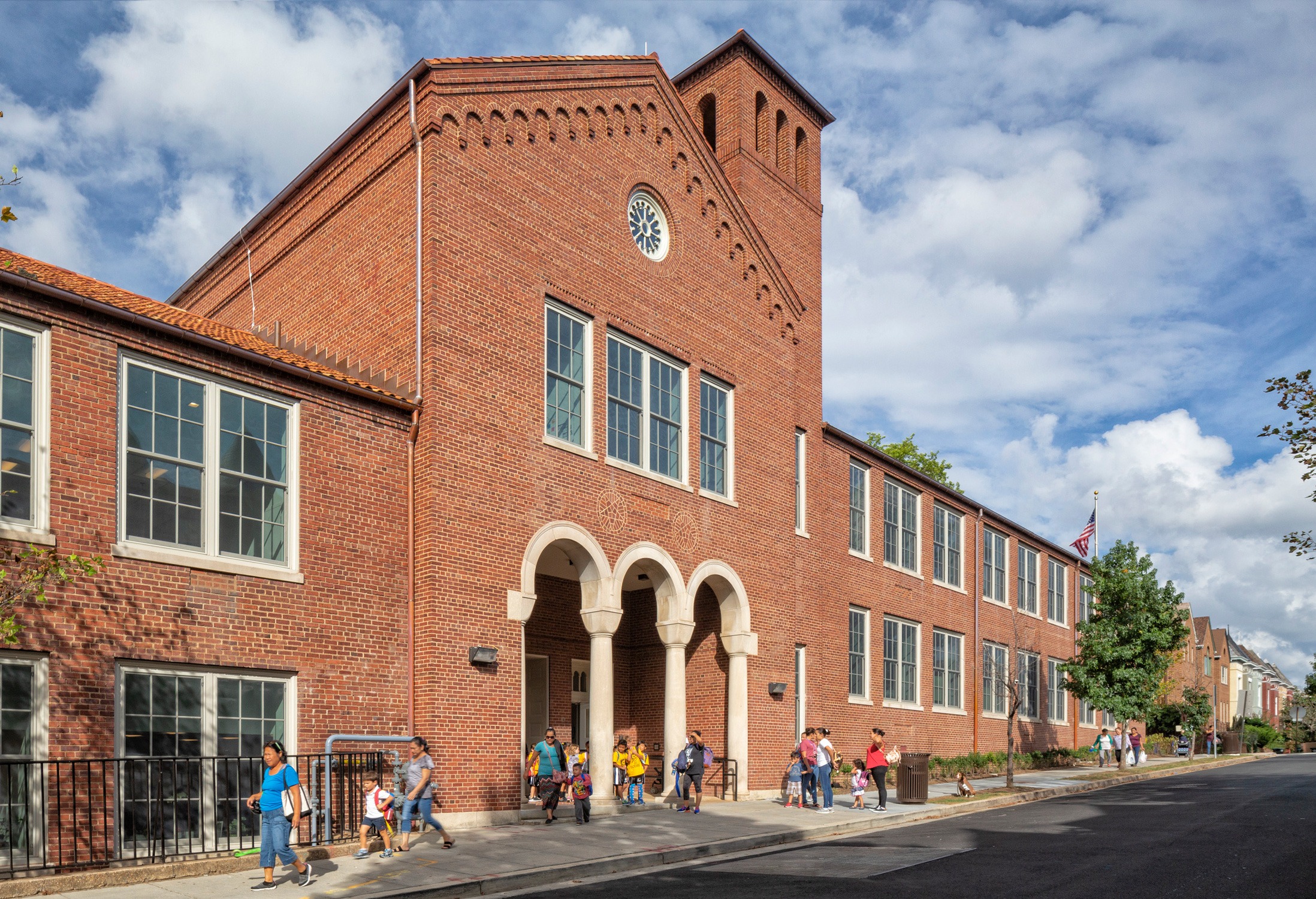 Historic entrance on Mount Pleasant Street