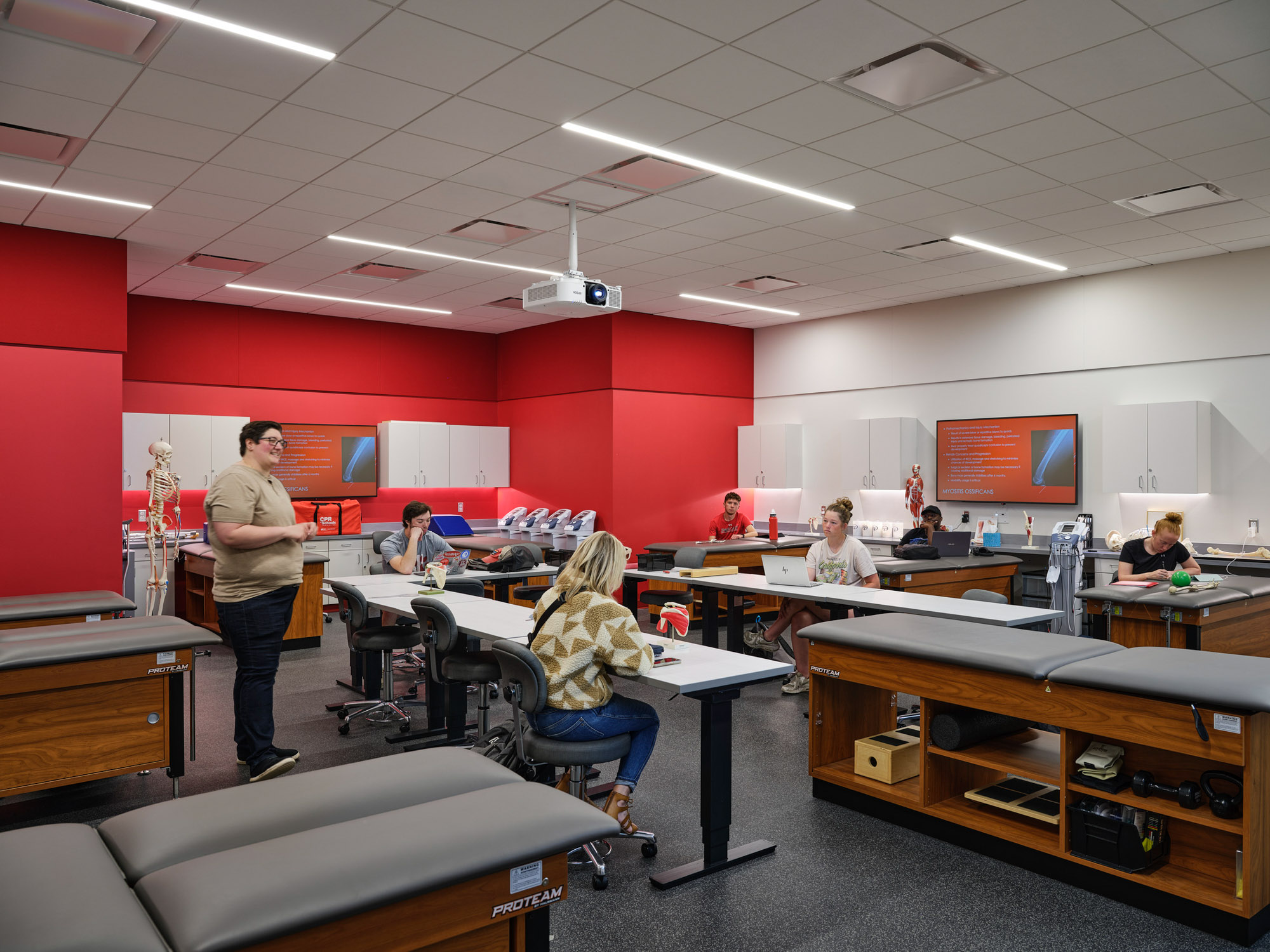 Classroom space in Frostburg State University's Education and Health Sciences Center