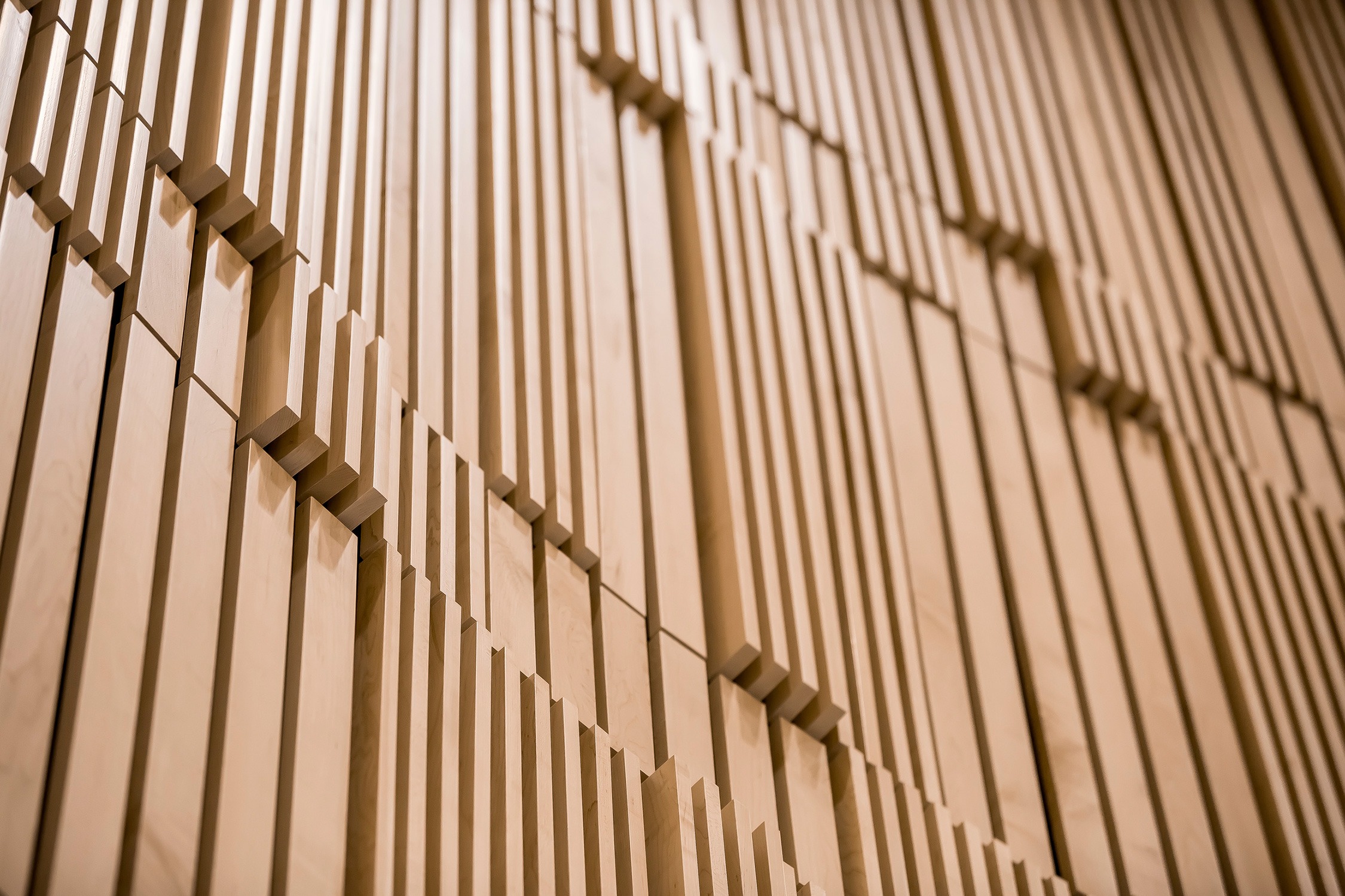 Interior detail at University Dining Center at Minnesota State University, Mankato