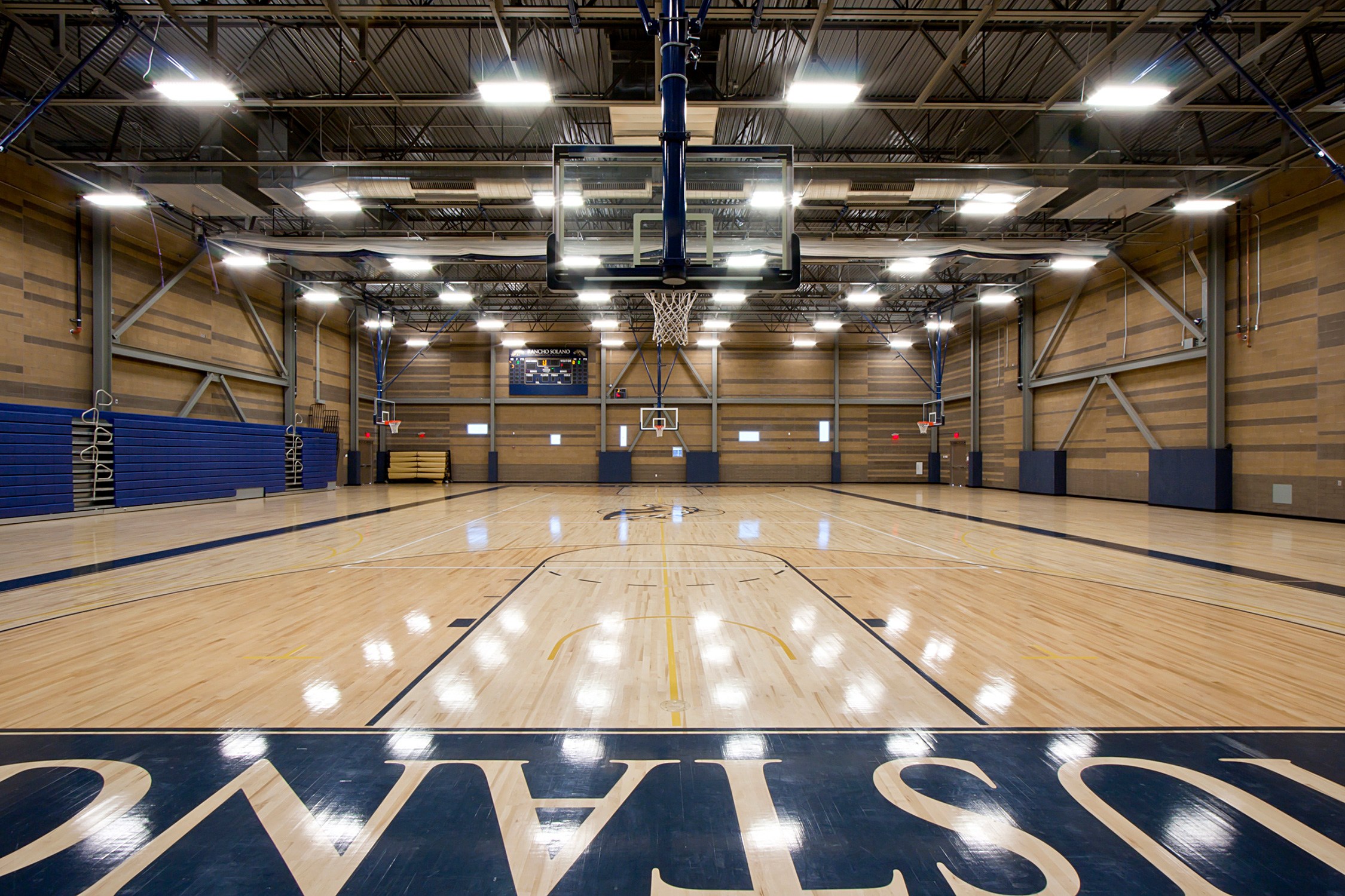 Student activity center gymnasium for Meritas Family of Schools