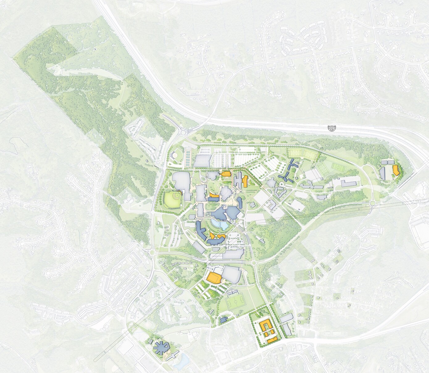 Northern Kentucky University proposed illustrative plan