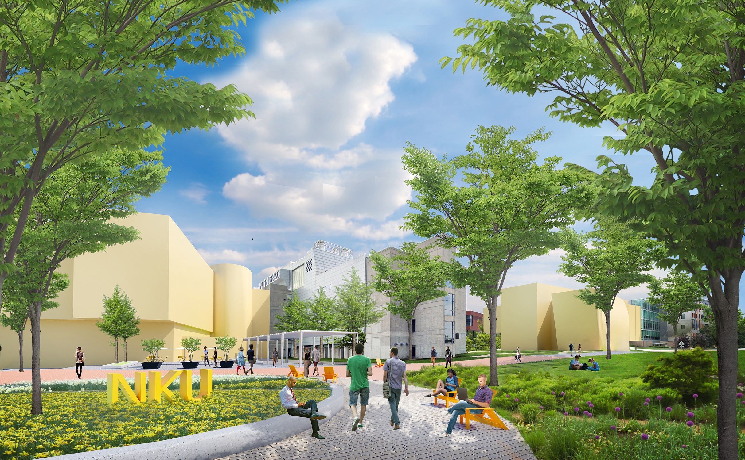 Northern Kentucky University Campus Master Plan Ayers Saint Gross   NKU Science Center Rendering Pg99 Combine With 98 