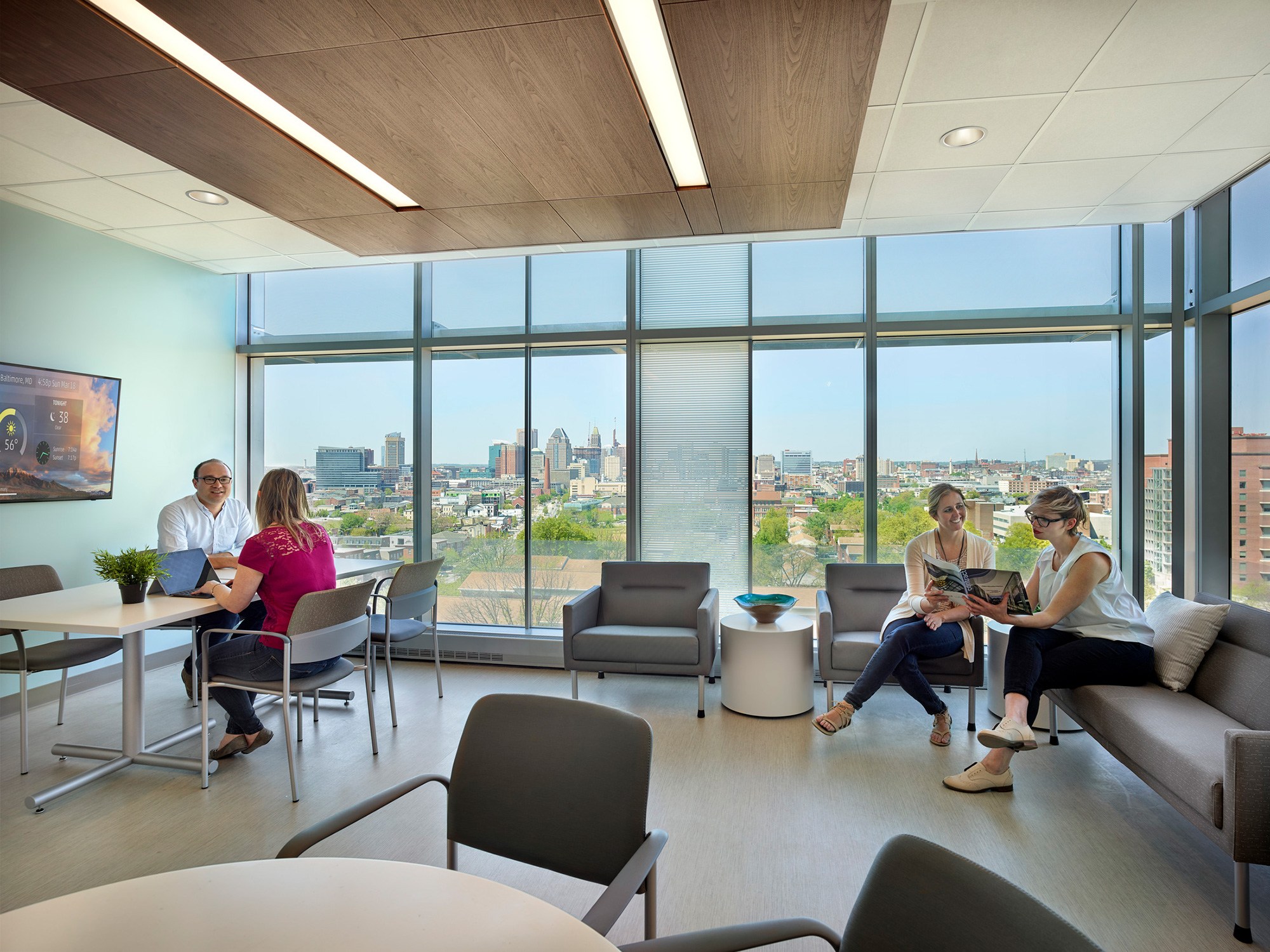 Skip Viragh Waiting Area With View Downtown