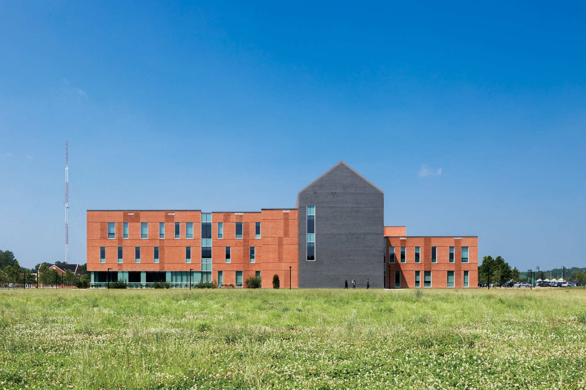 The side view of the University of Maryland Eastern Shore School of Pharmacy