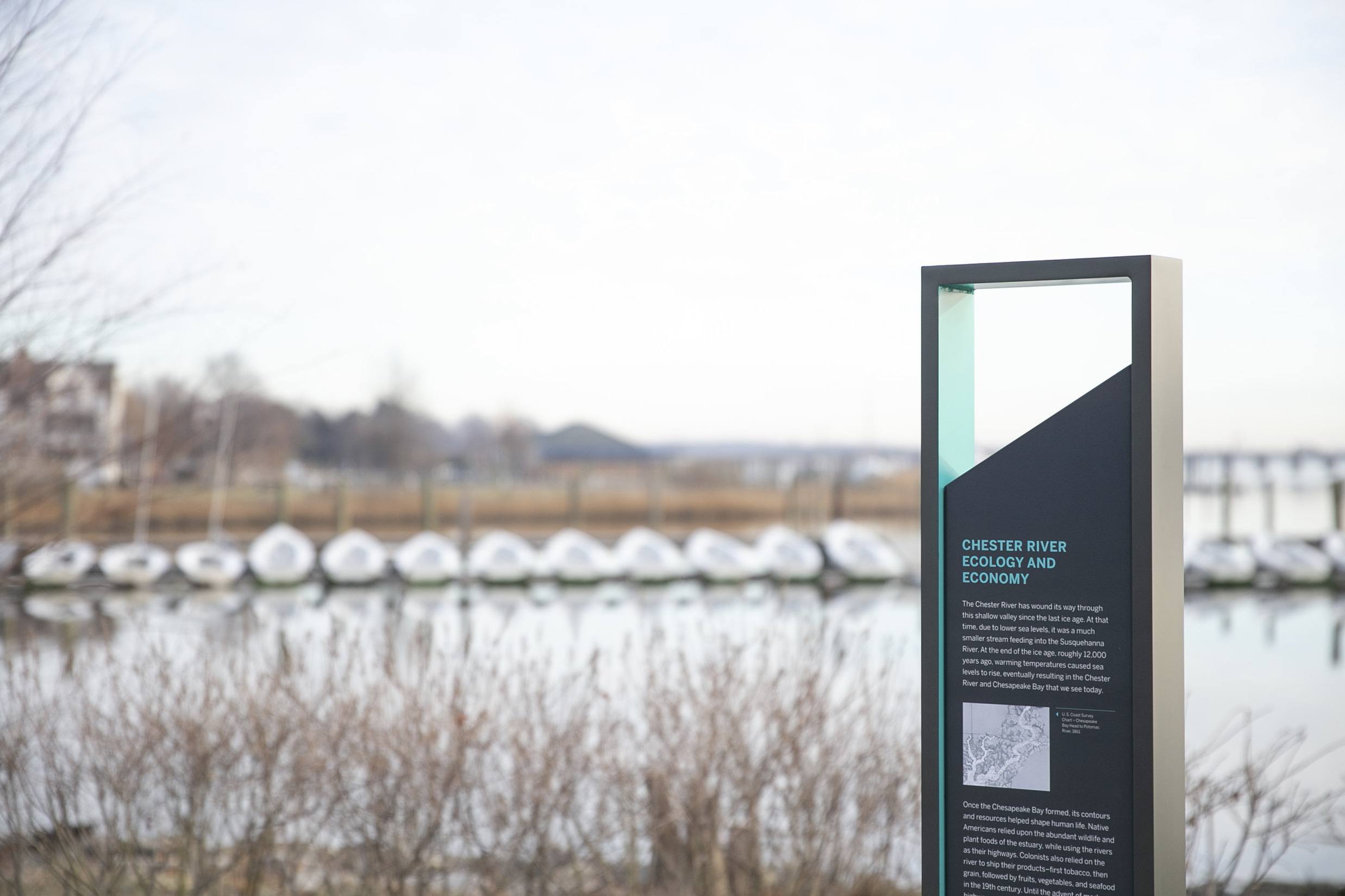 Washington College Env Signage Detail