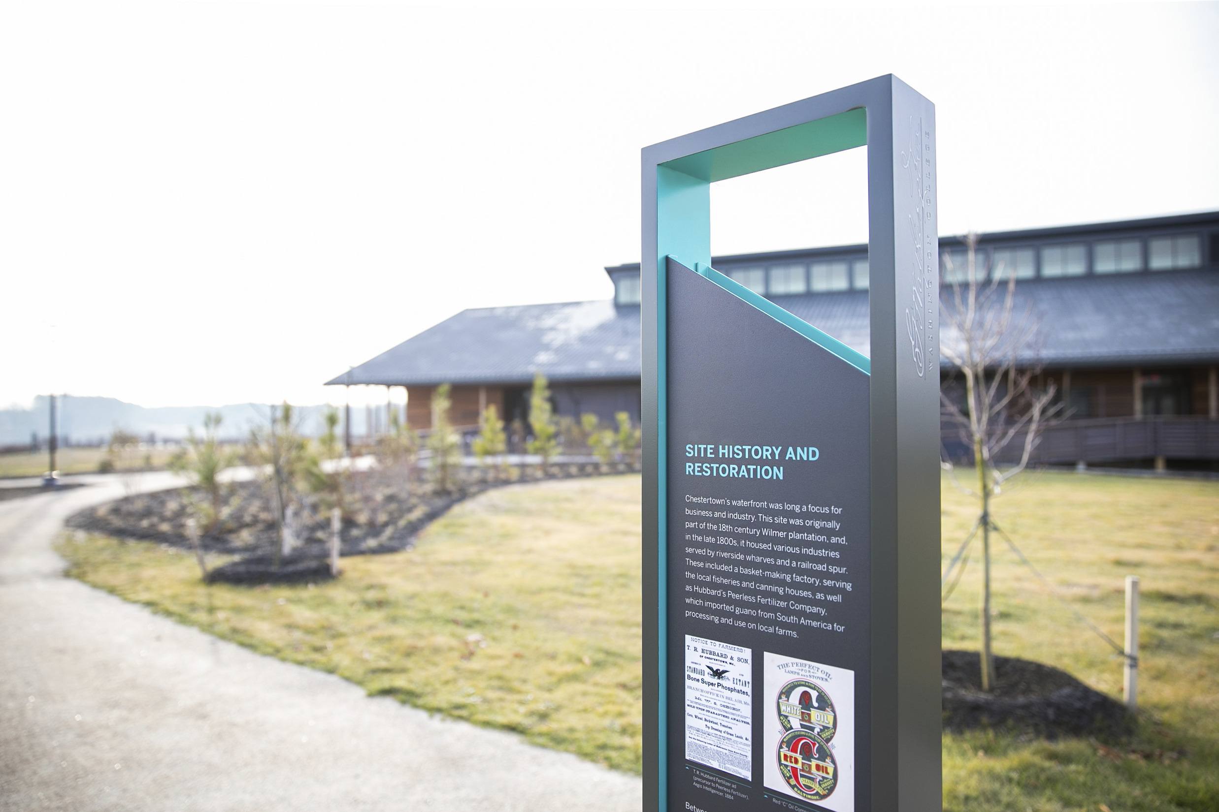 Washington College Env Signage