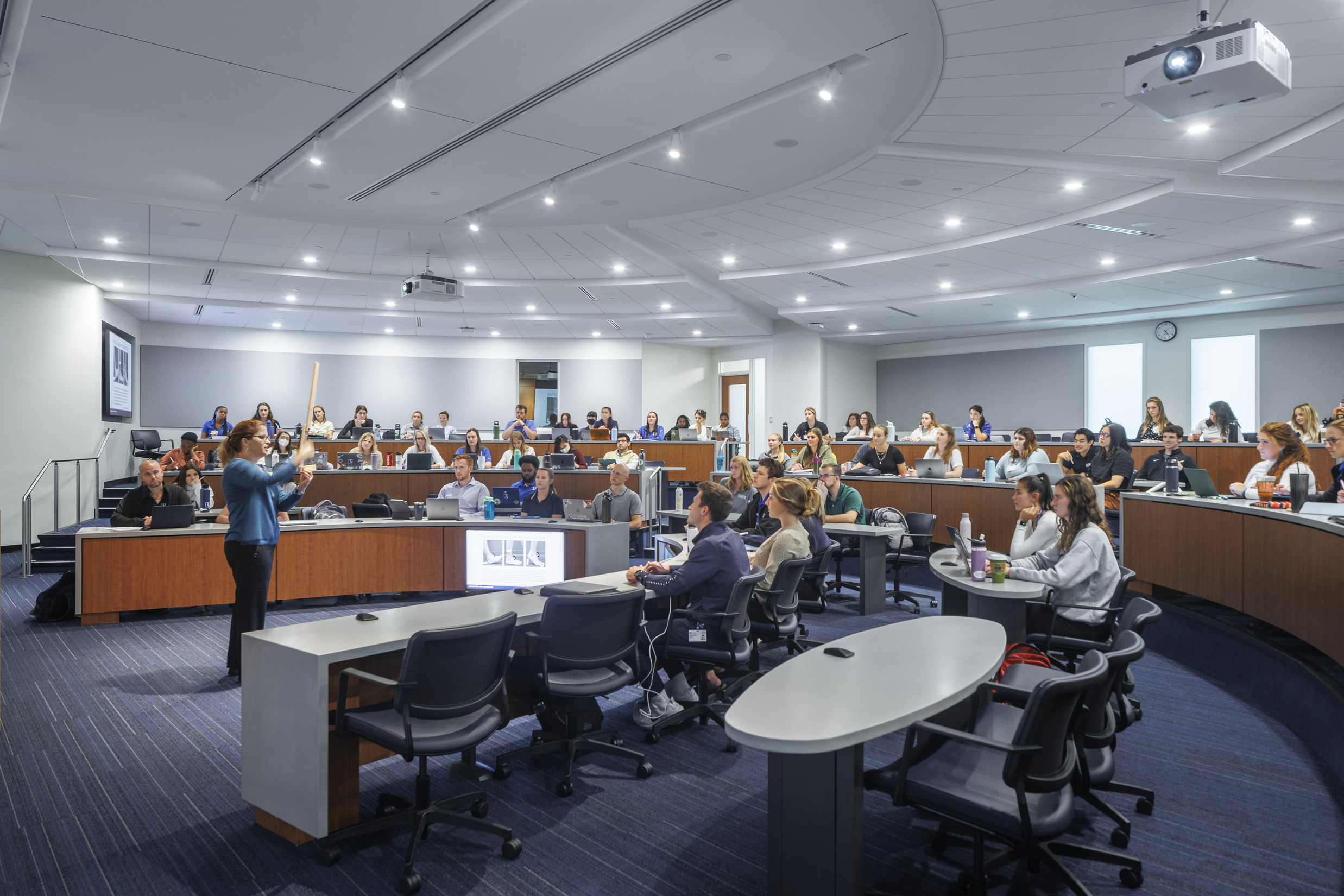 An interactive classroom within the Duke Health Center for Interprofessional Education and Care