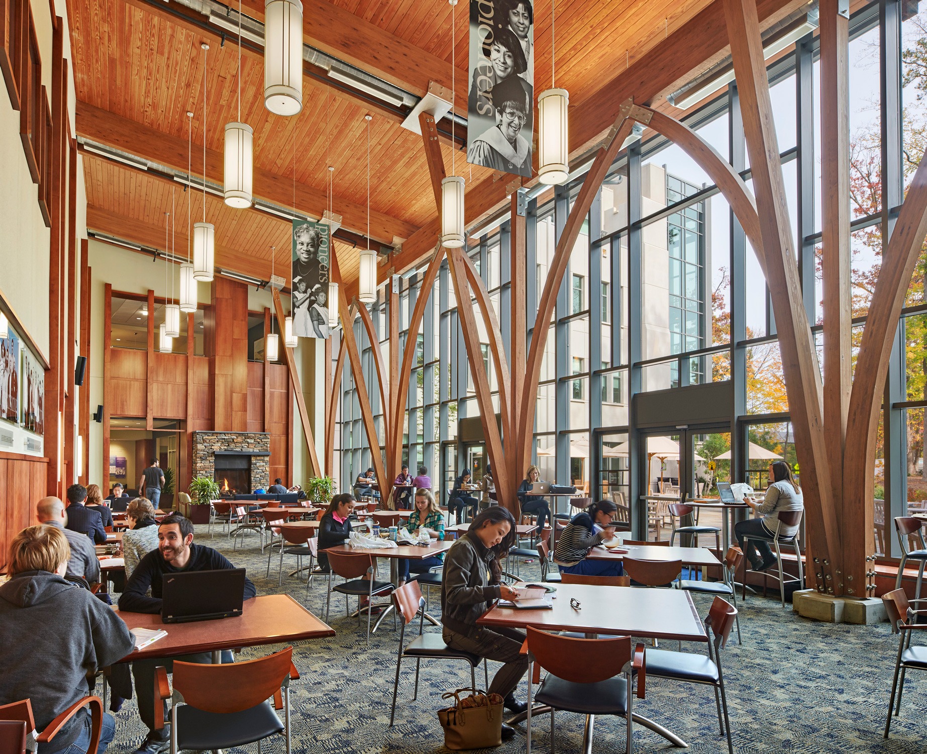 The School of Nursing commons in Duke University’s School of Nursing