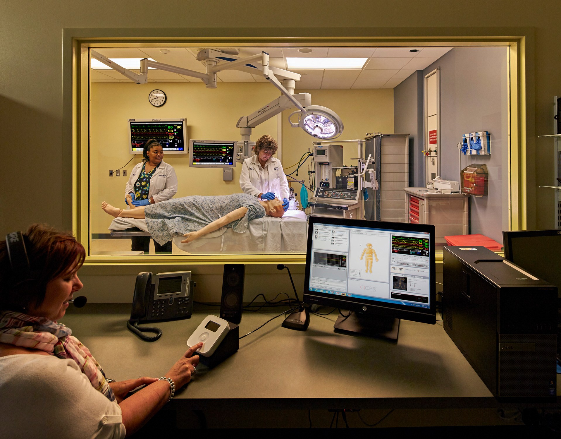 Virtual hospital in Duke University’s School of Nursing