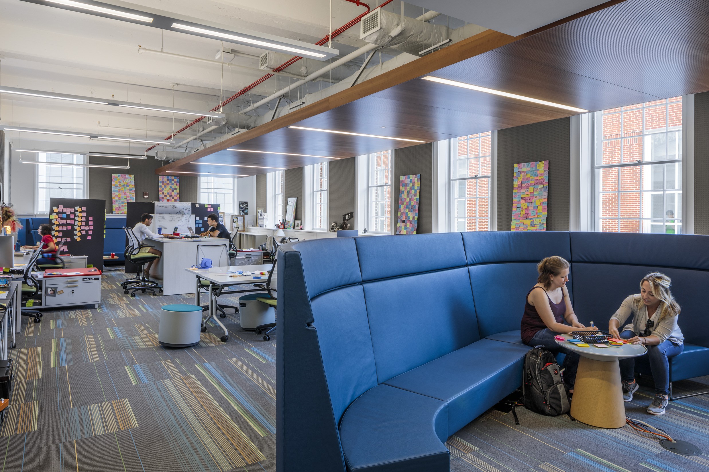 New modernized offices in the Edward St. John Learning and Teaching Center at the University of...