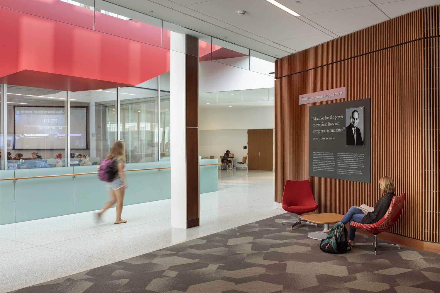 Photograph showing donor recognition display