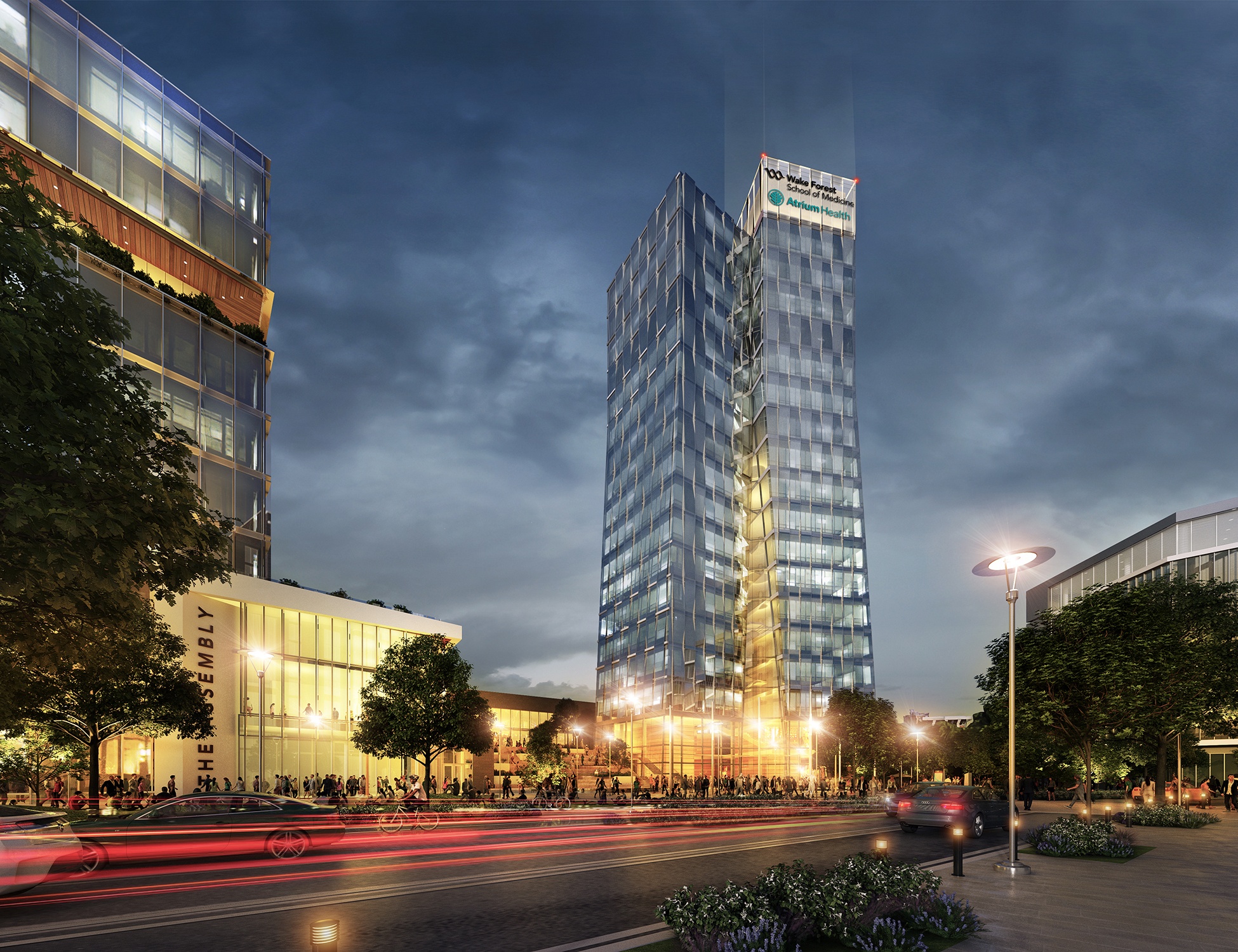 Rendering of the new Wake Forest School of Medicine