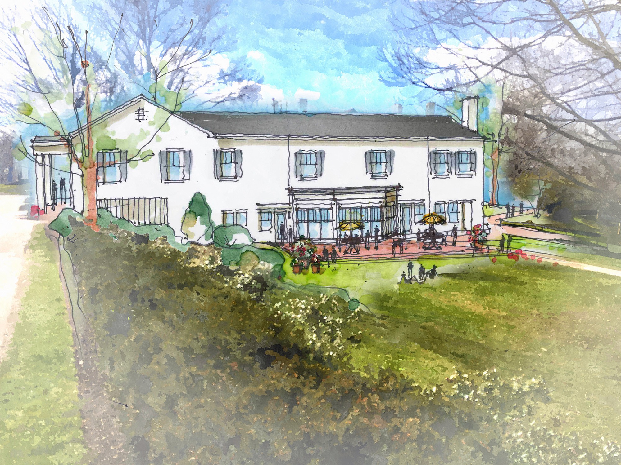 Marymount University Campus Master Plan Update Illustrative Rendering of Ireton Hall