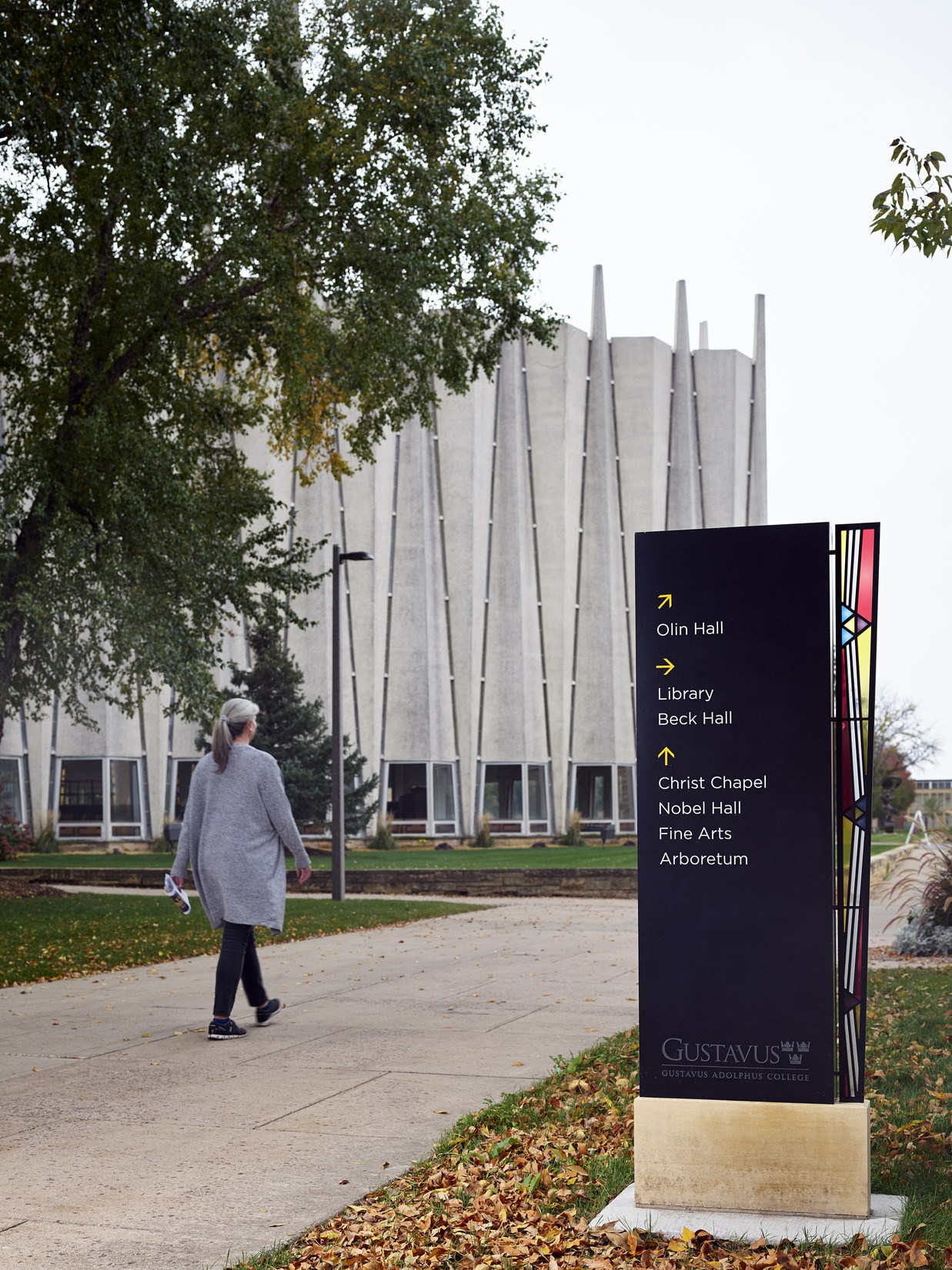 ustavus Adolphus Pedestrian Sign