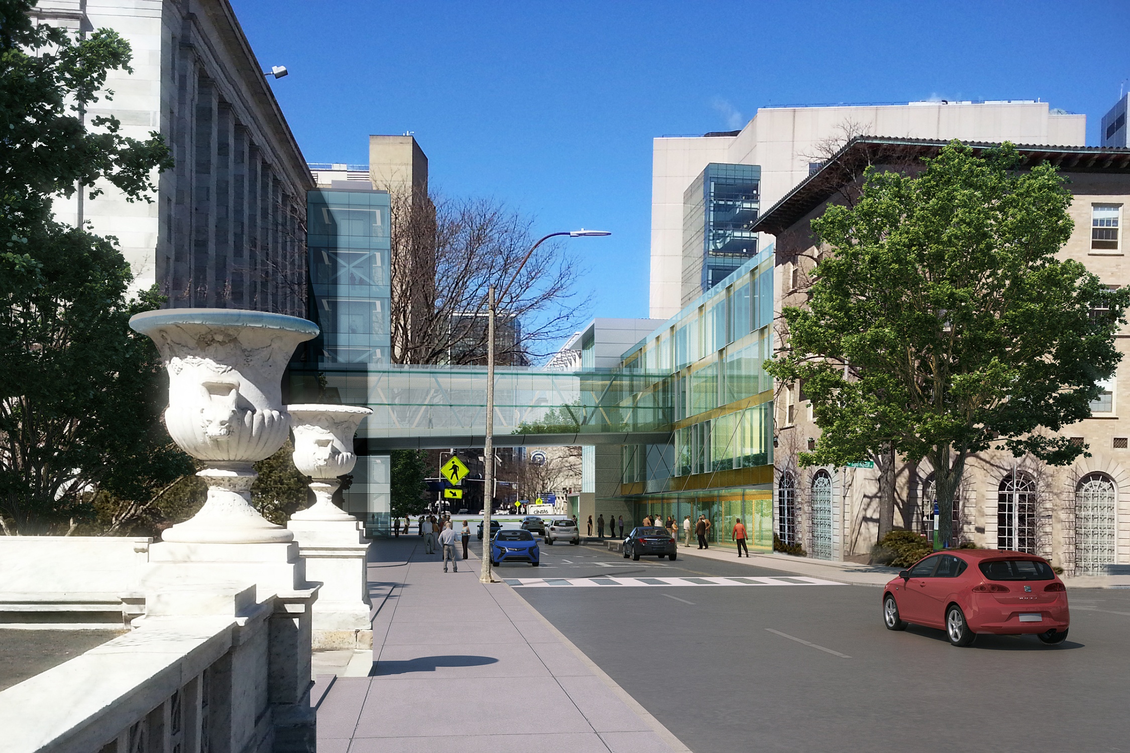 View after at Harvard Medical School