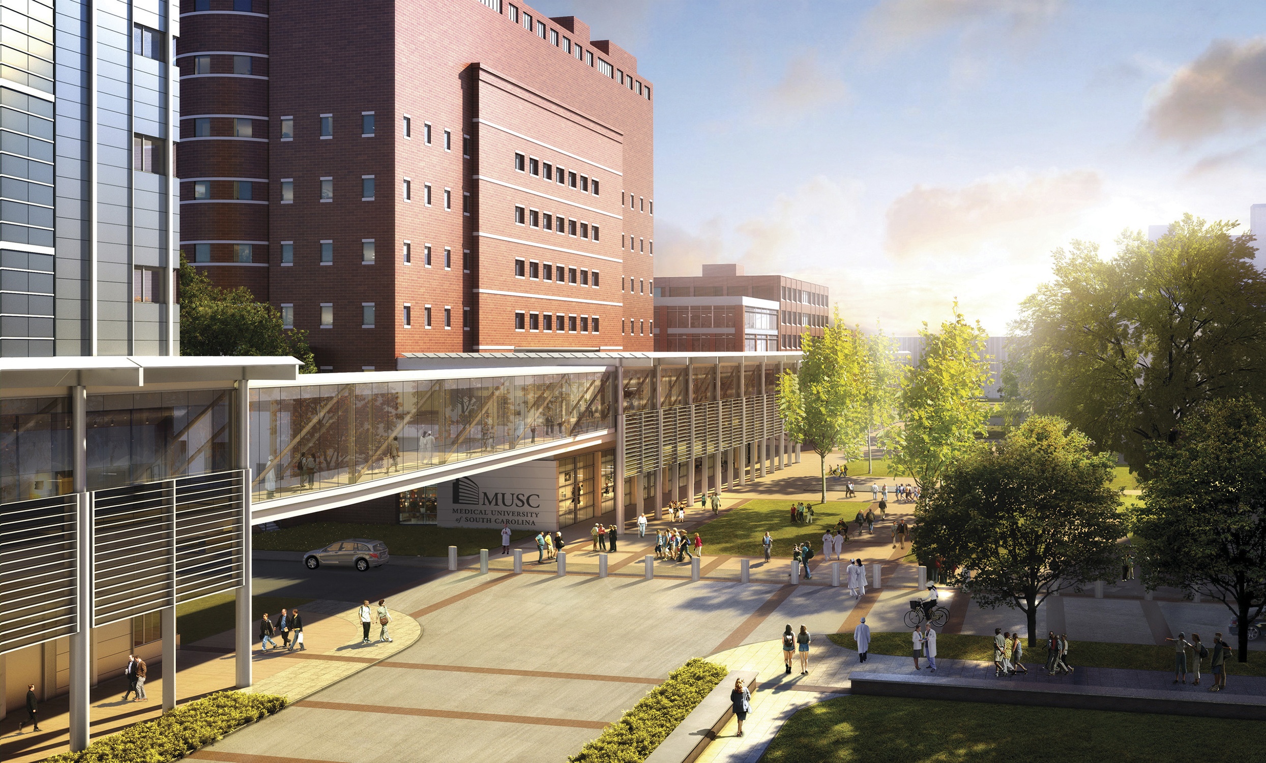 Medical University of South Carolina Master Plan Rendering