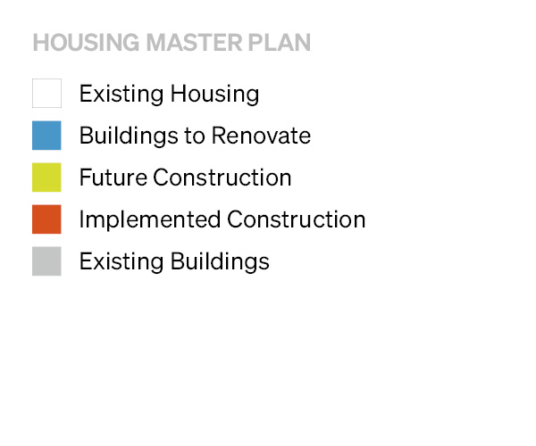 Purdue University_Housing Master Plan legend