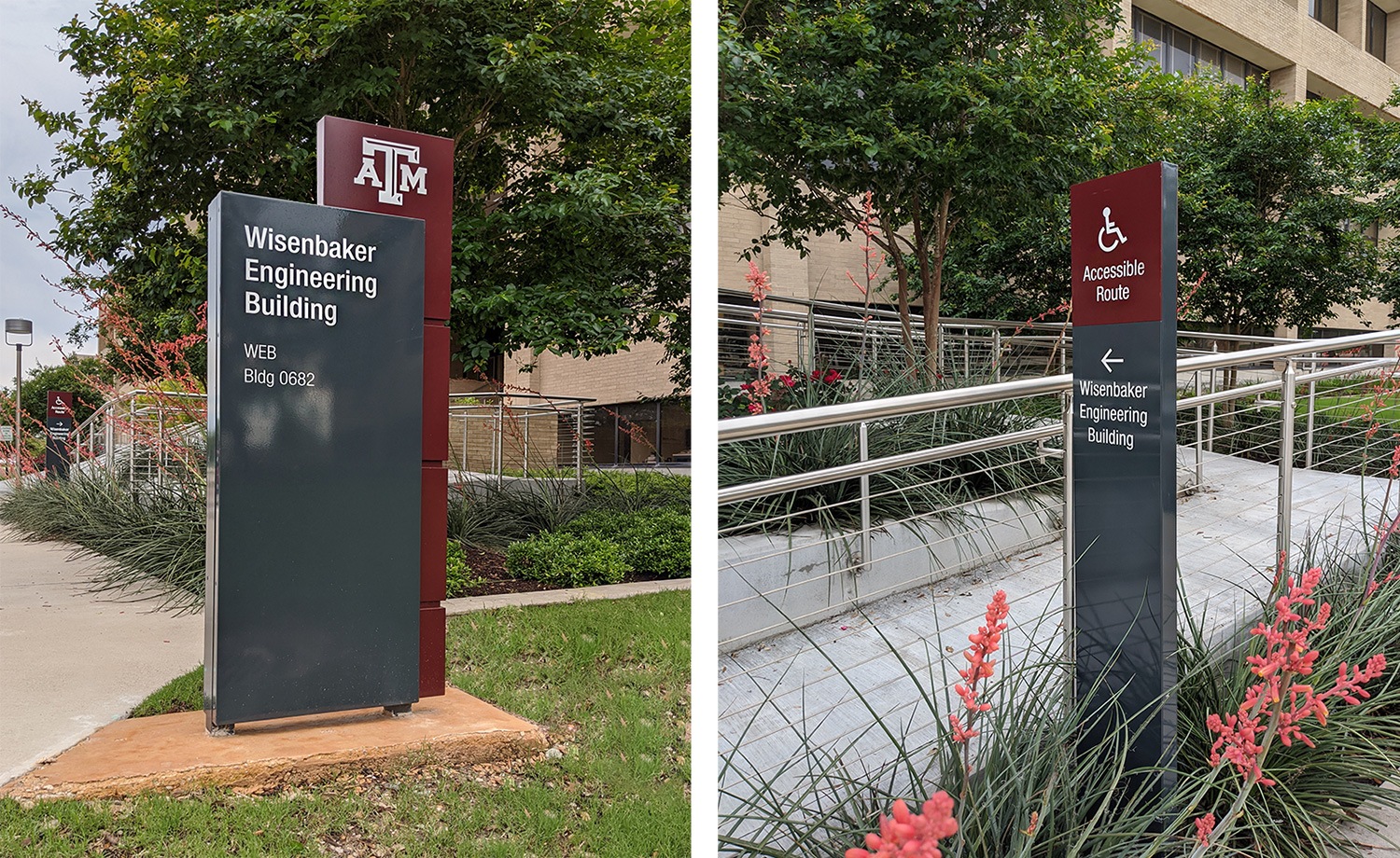 Texas A&M University Signage