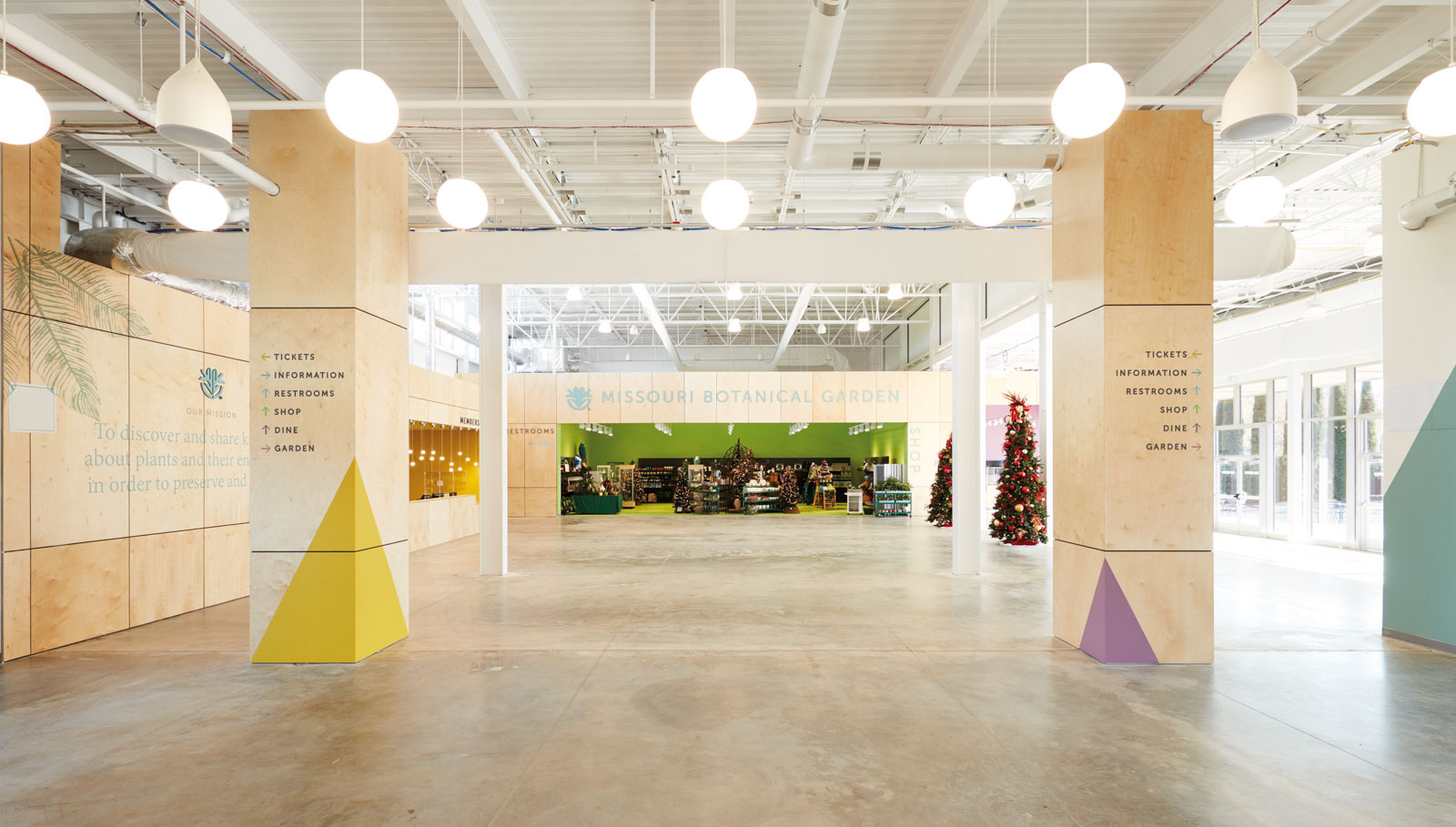 The phase 1 visitor center is spacious enough to accomodate thousands of daily visitors and includes...