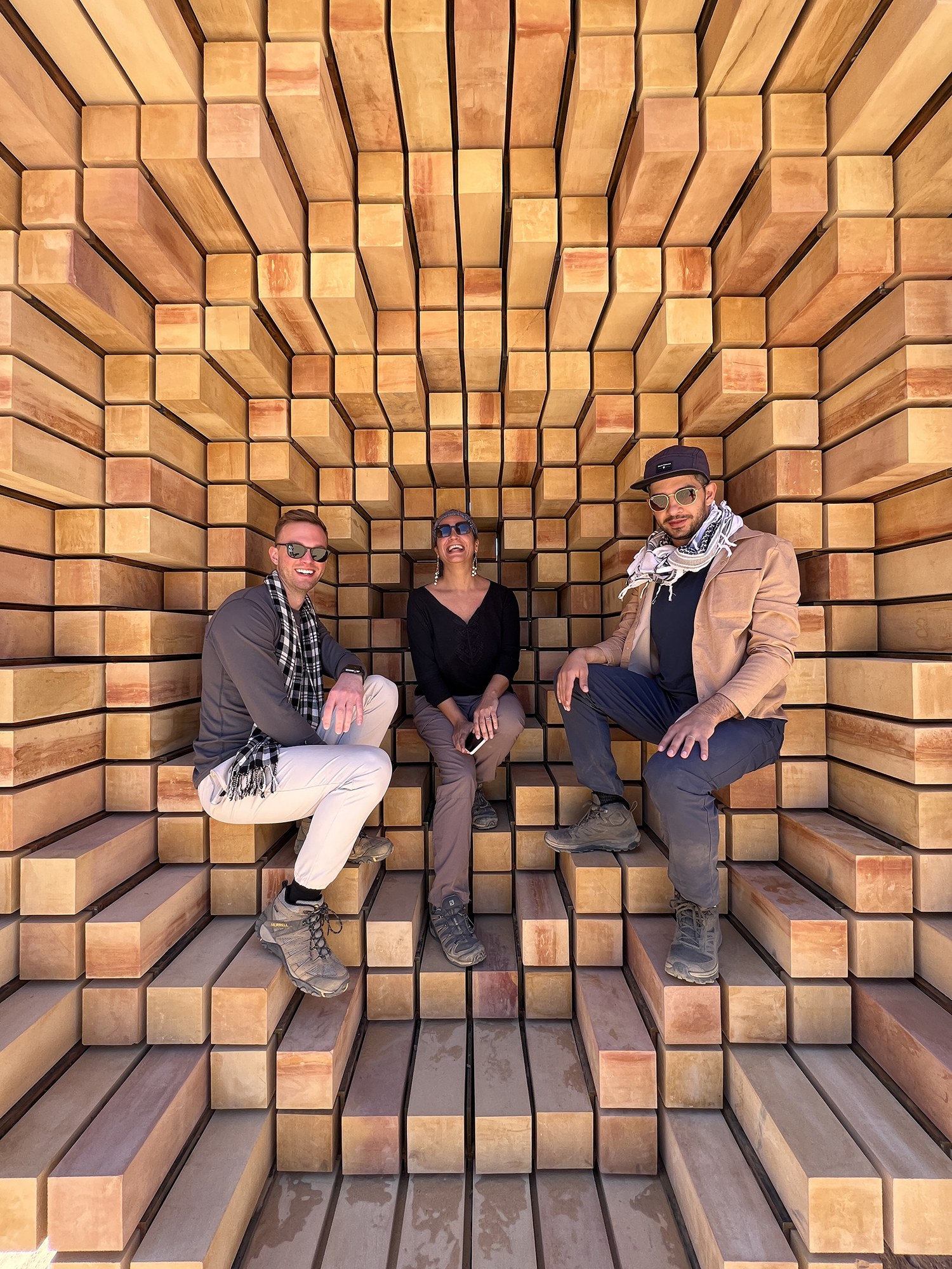Ayers Saint Gross team attends Desert X AlUla opening in February 2022